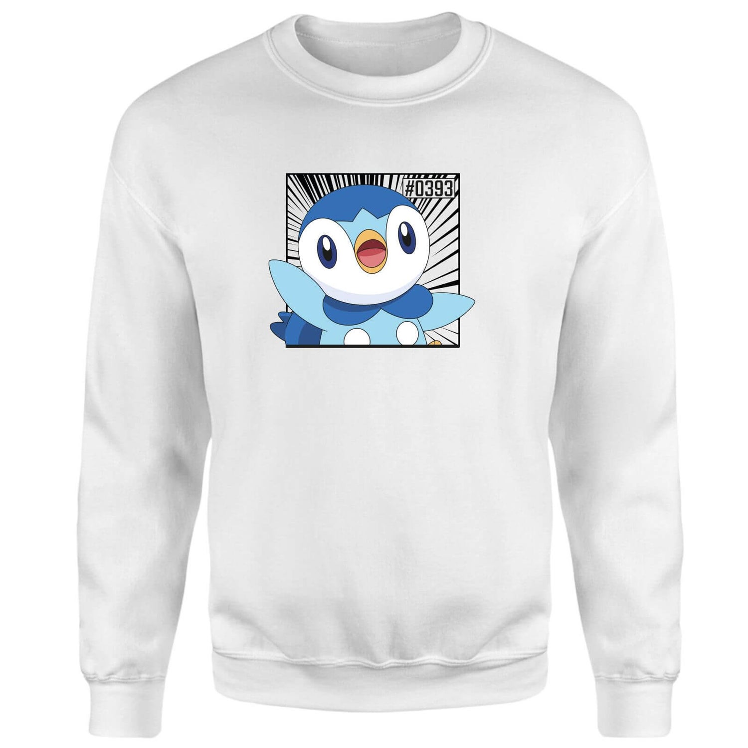 Pokemon Piplup Sweatshirt - White