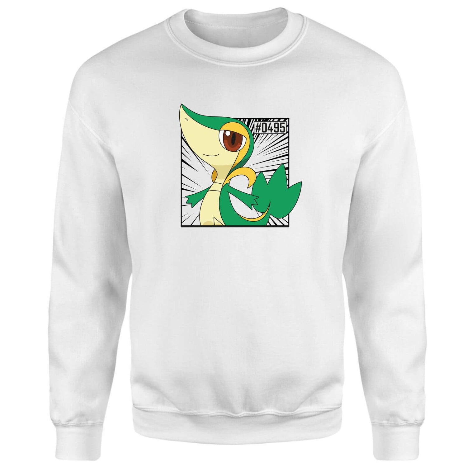 Pokemon Snivy Sweatshirt - White