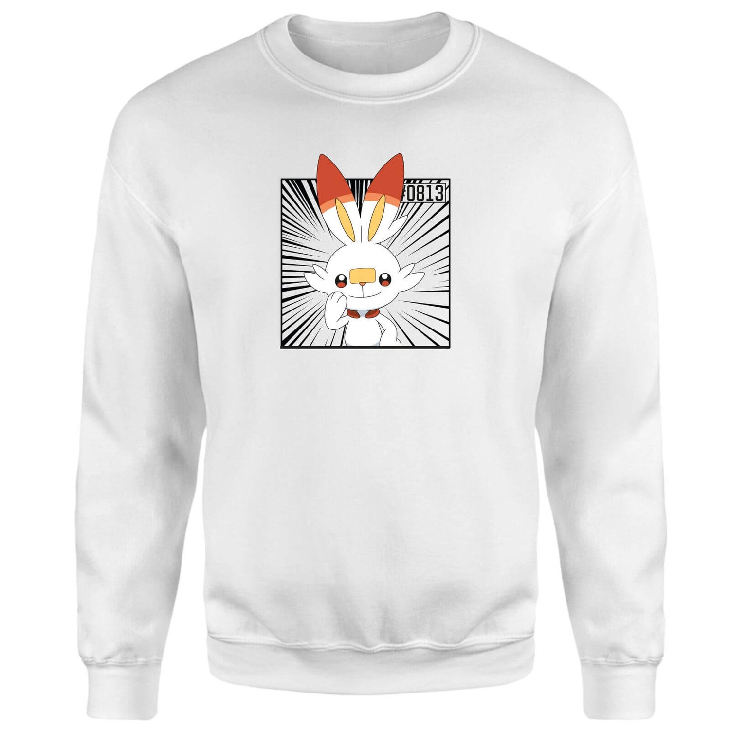 Pokemon Scorbunny Sweatshirt - White