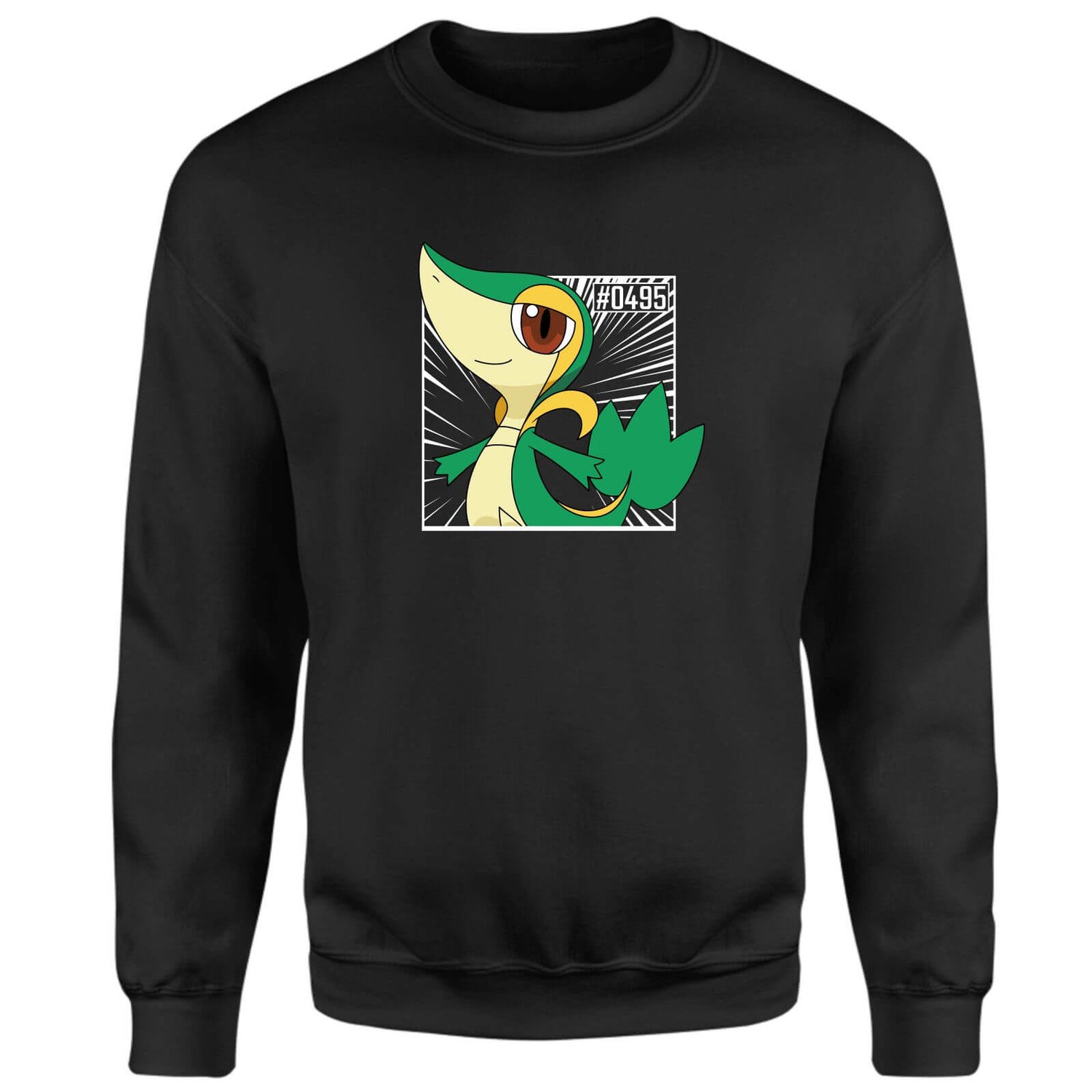Pokemon Snivy Sweatshirt - Black