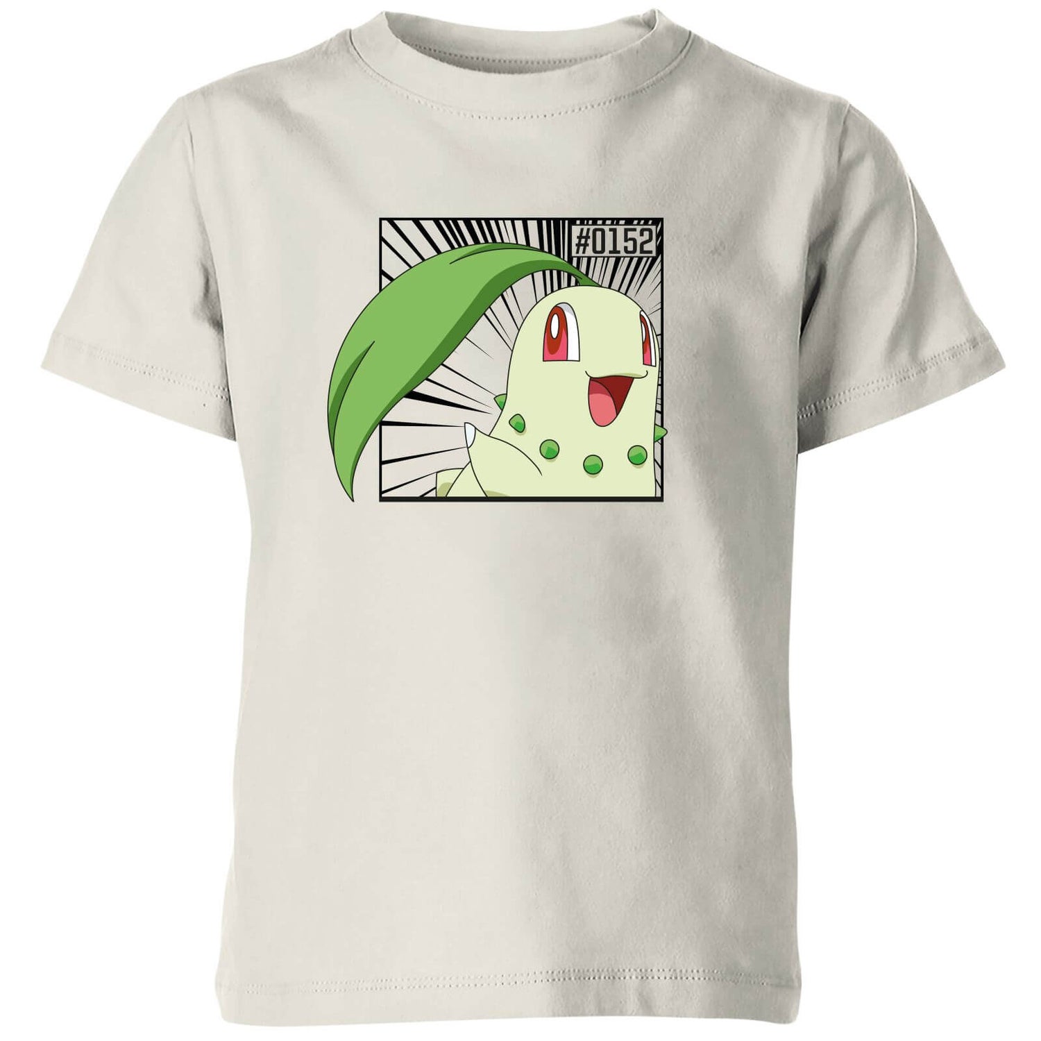 Pokemon Chikorita Kids' T-Shirt - Cream