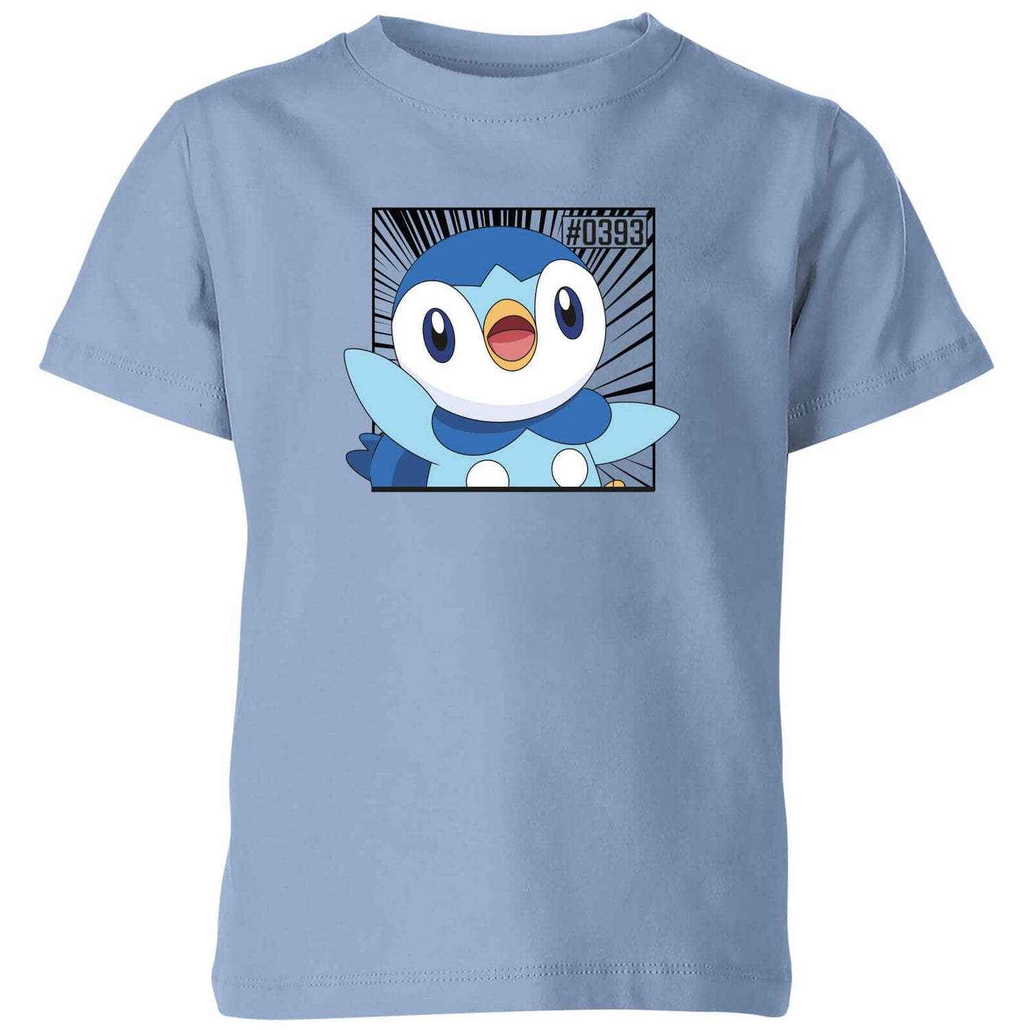 Pokemon Piplup Kids T Shirt Sky Blue Clothing Zavvi US