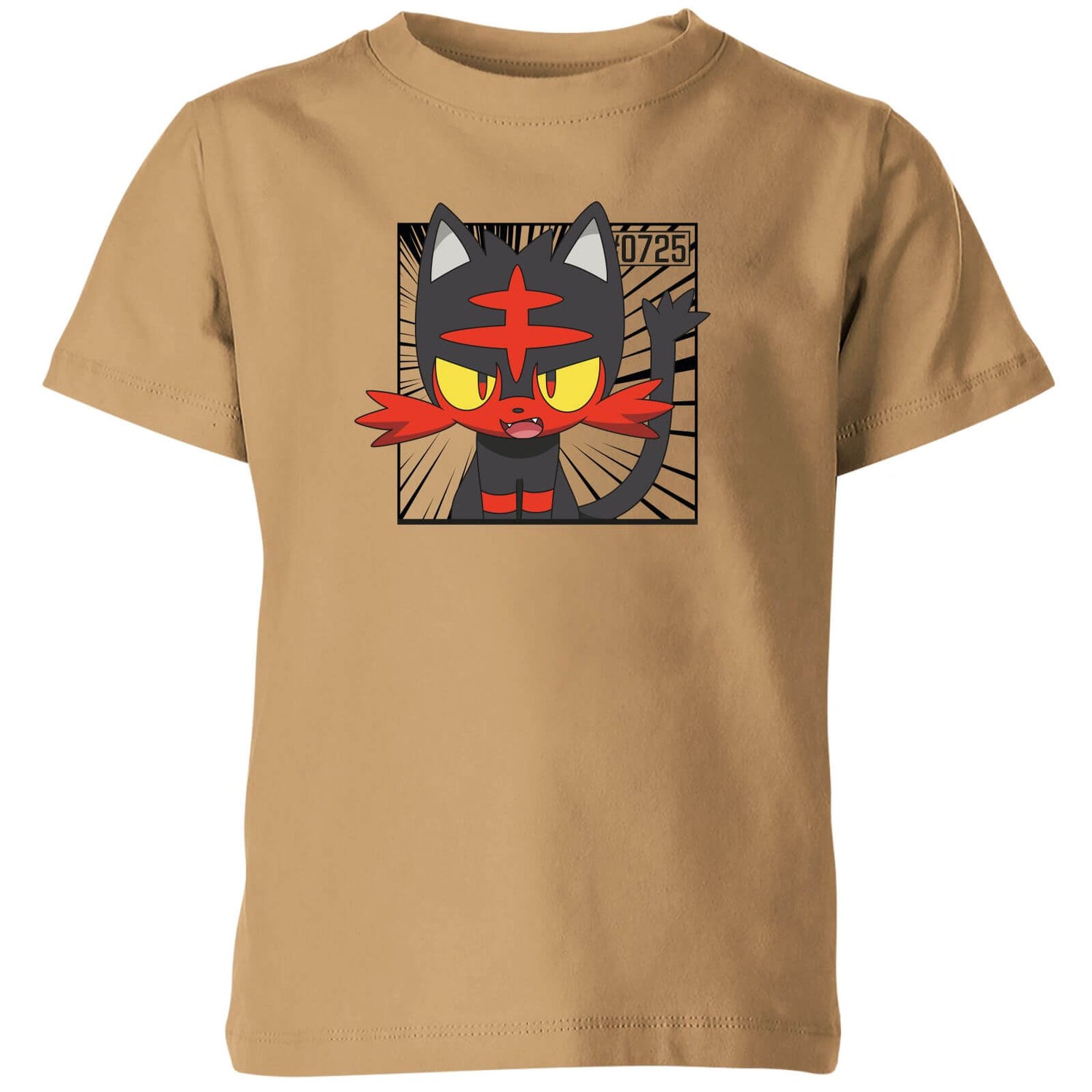 Pokemon Litten Kids' T-Shirt - Tan