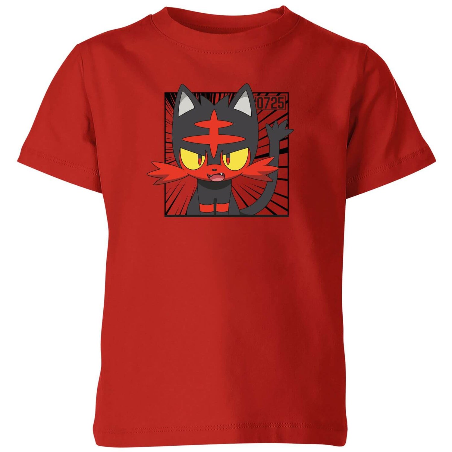 Pokemon Litten Kids' T-Shirt - Red