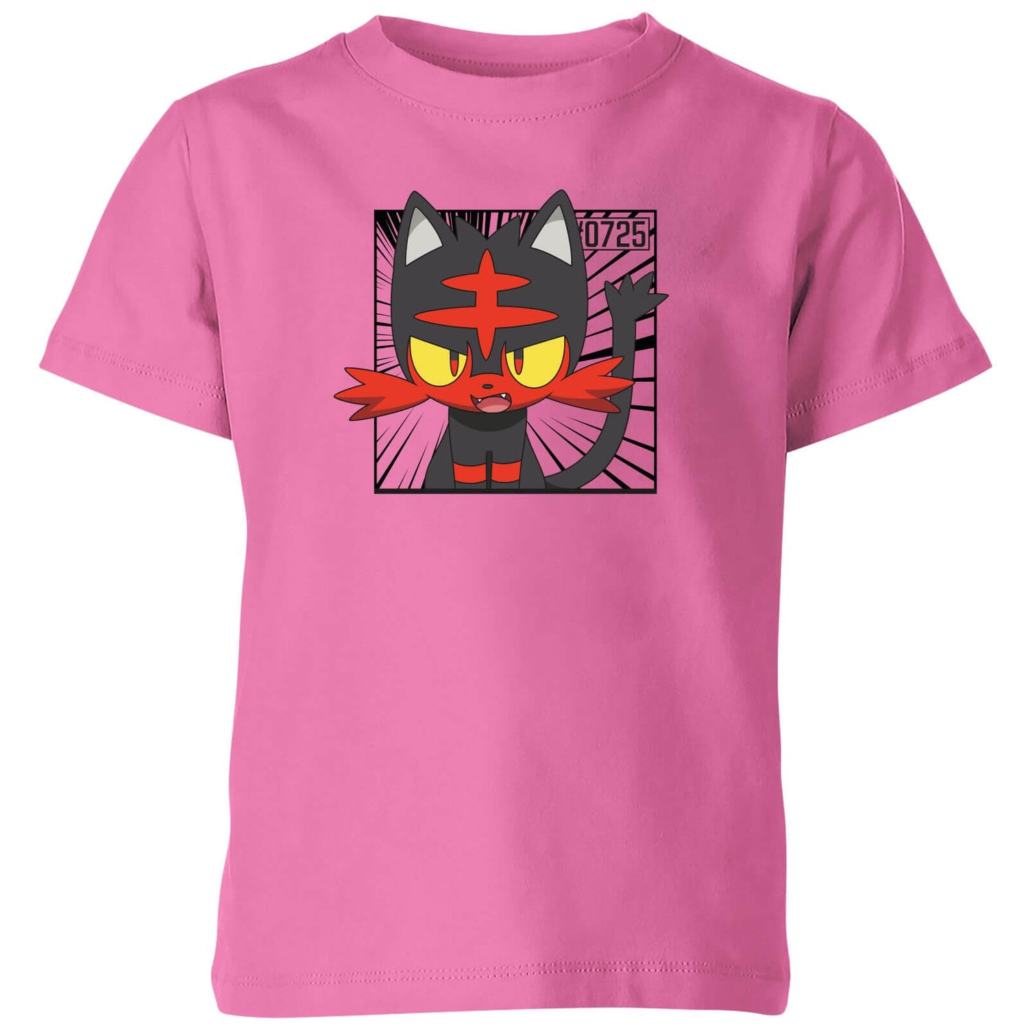 Pokemon Litten Kids' T-Shirt - Pink