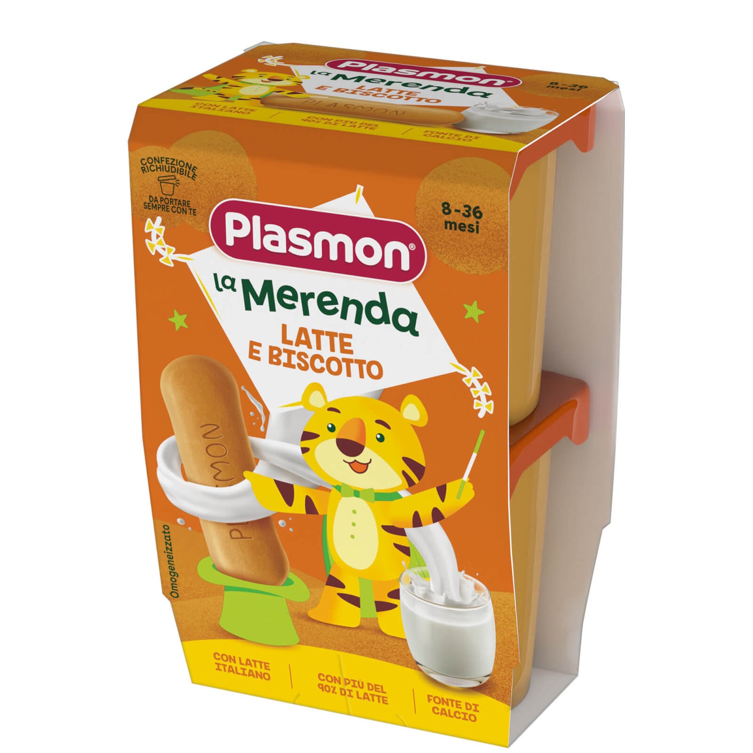 Latte liquido 3 con biscotto Plasmon : Recensioni