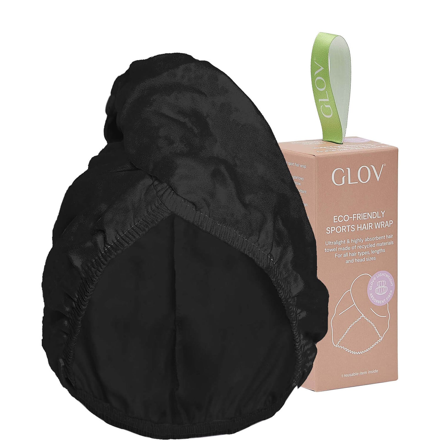GLOV® Sports Hair Wrap Towel - Sport Black