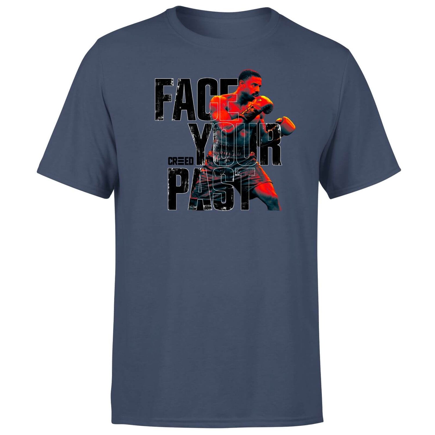 Creed Face Your Past Men's T-Shirt - Navy - XS