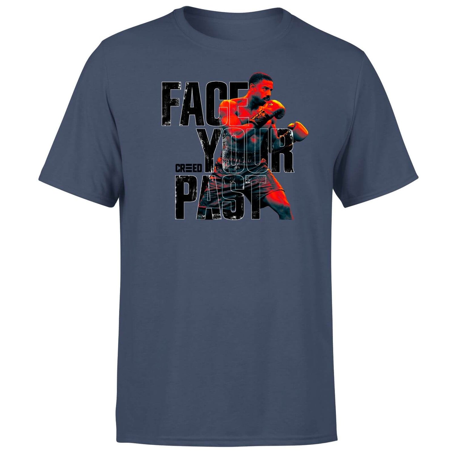 Creed Face Your Past Men's T-Shirt - Navy