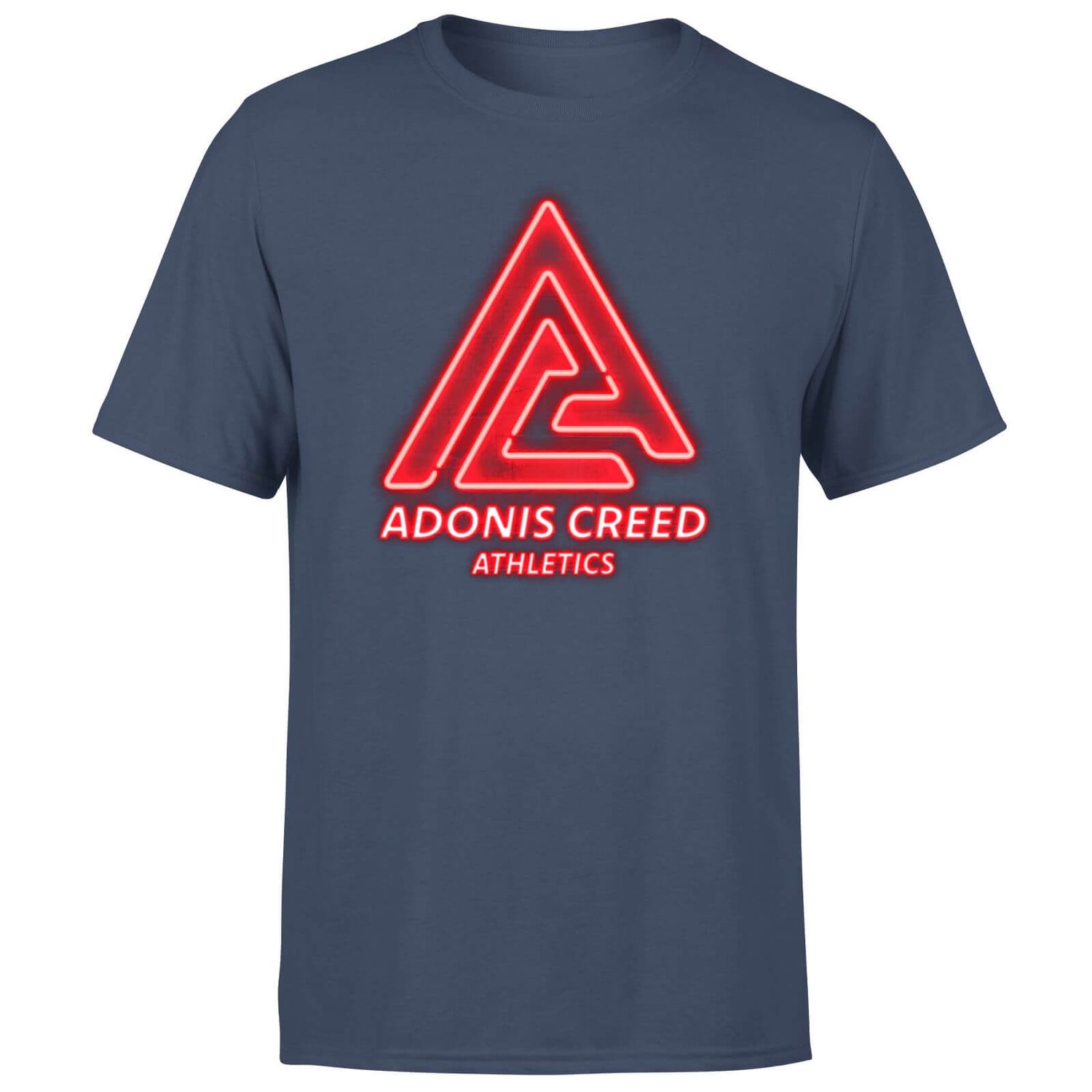 Creed Adonis Creed Athletics Neon Sign Men's T-Shirt - Navy