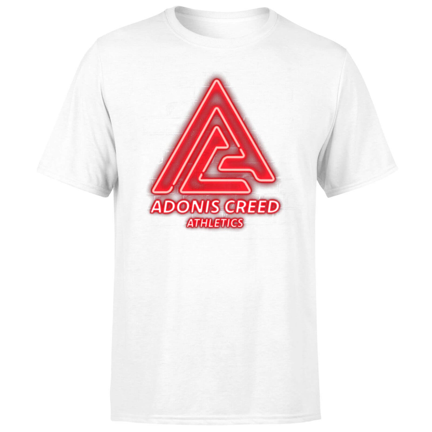 Creed Adonis Creed Athletics Neon Sign Men's T-Shirt - White - XS