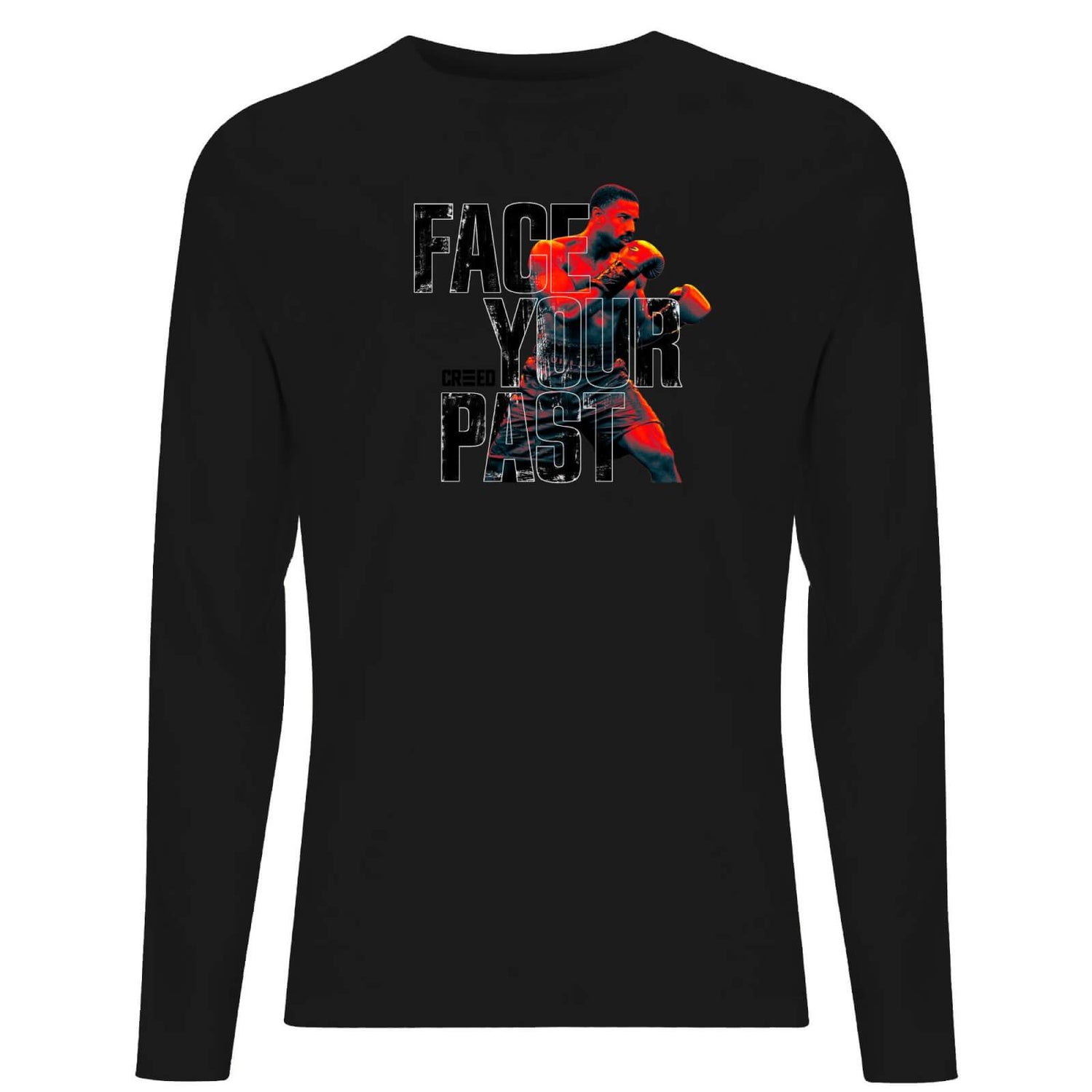 Creed Face Your Past Men's Long Sleeve T-Shirt - Black
