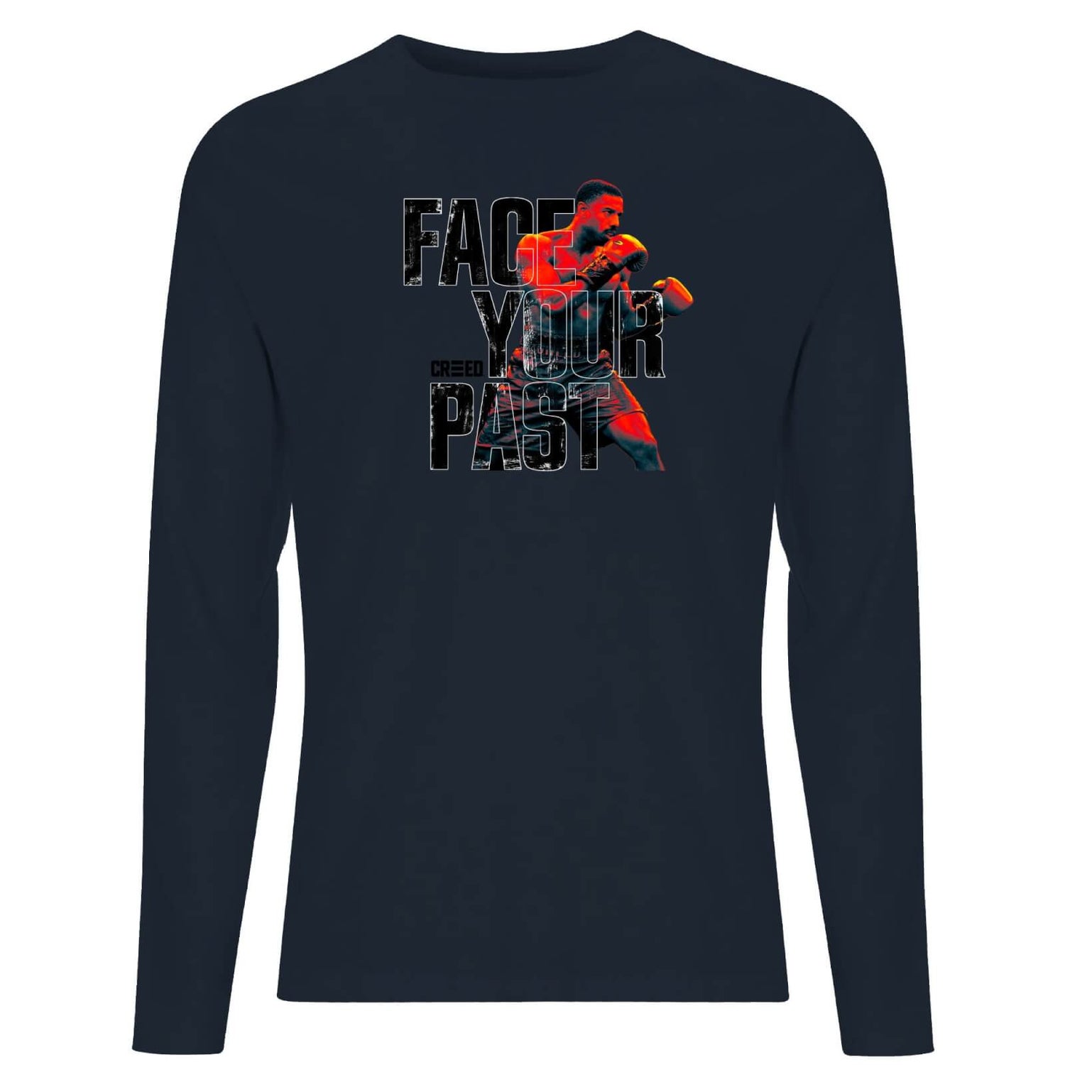 Creed Face Your Past Men's Long Sleeve T-Shirt - Navy