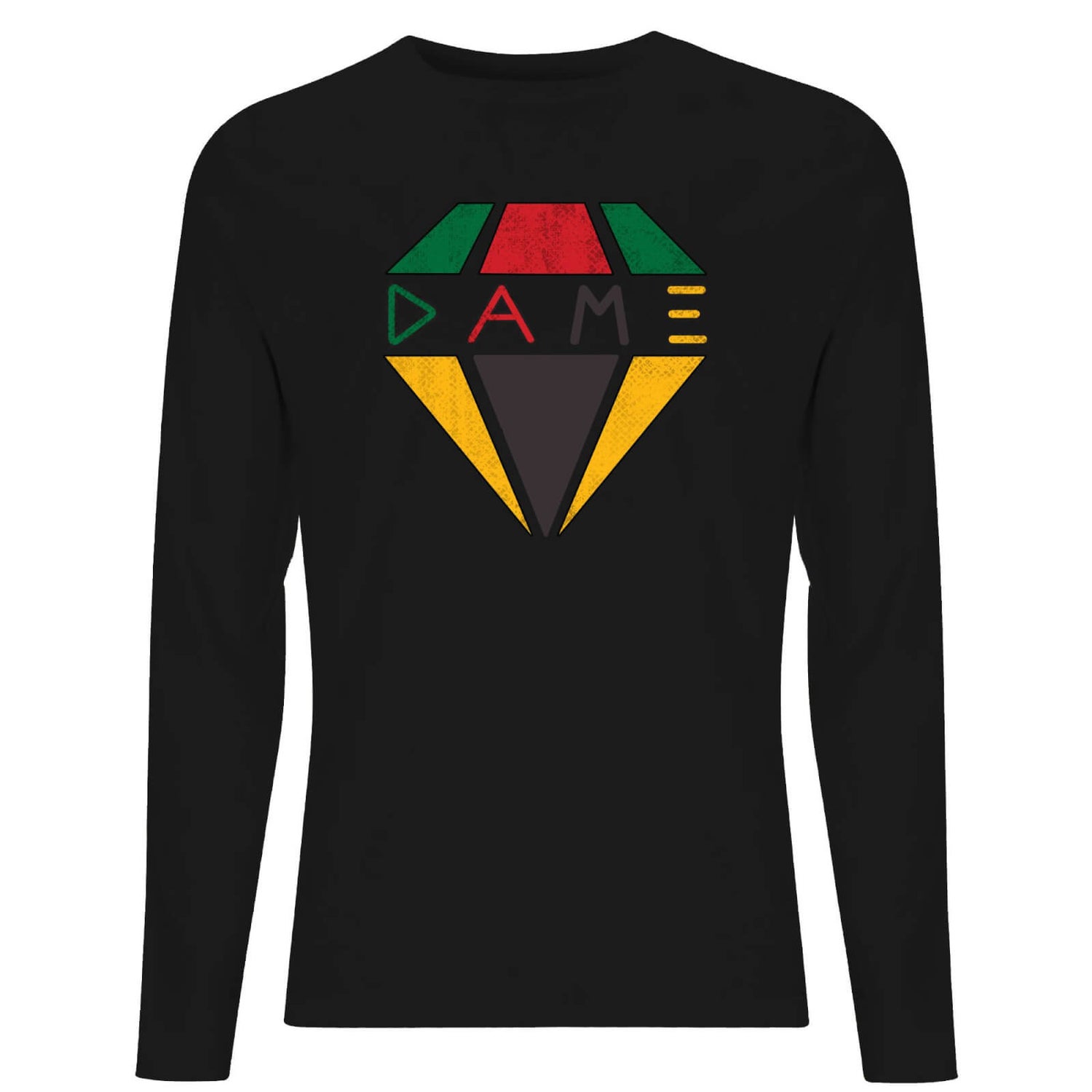 Creed DAME Diamond Logo Men's Long Sleeve T-Shirt - Black