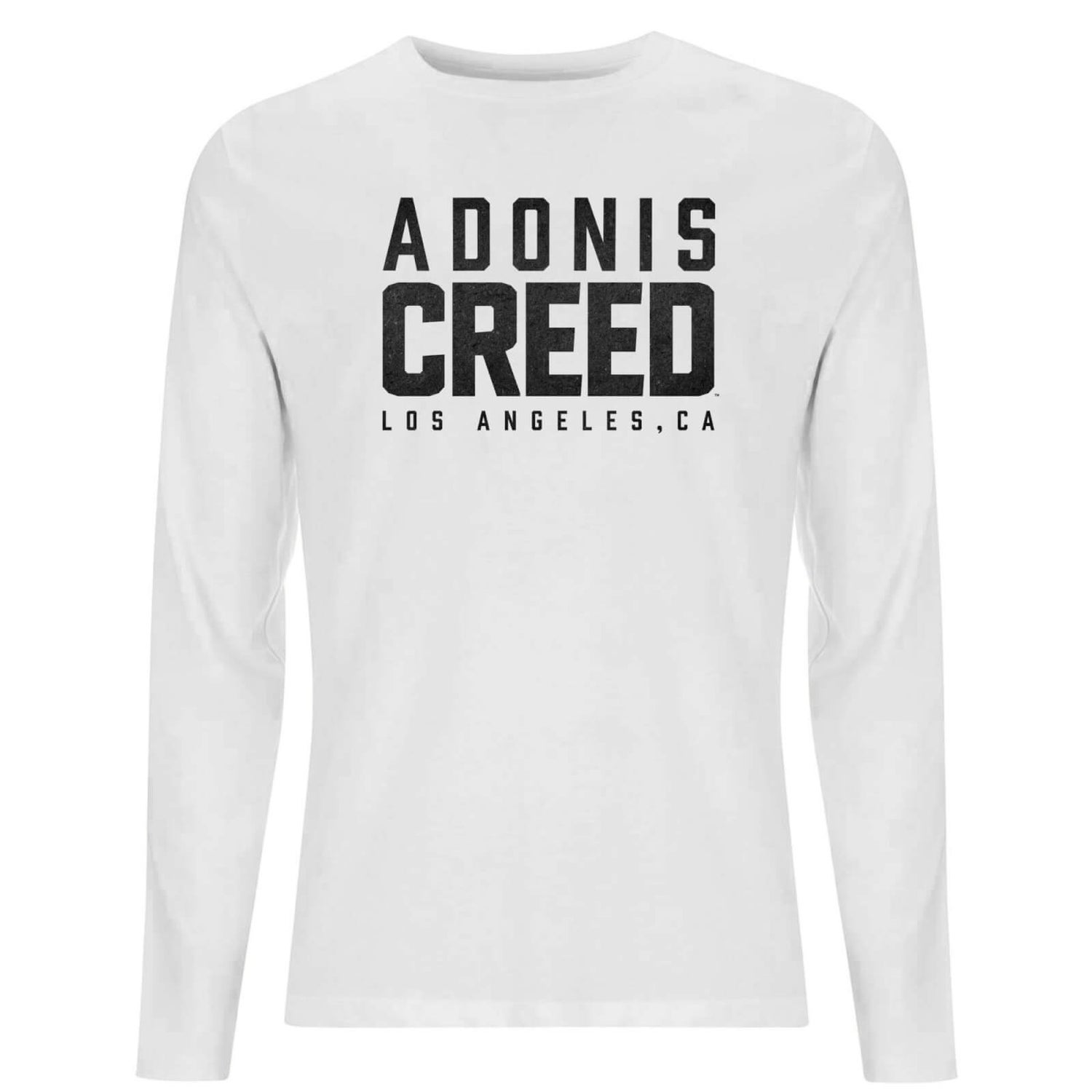 Creed Adonis Creed LA Logo Men's Long Sleeve T-Shirt - White