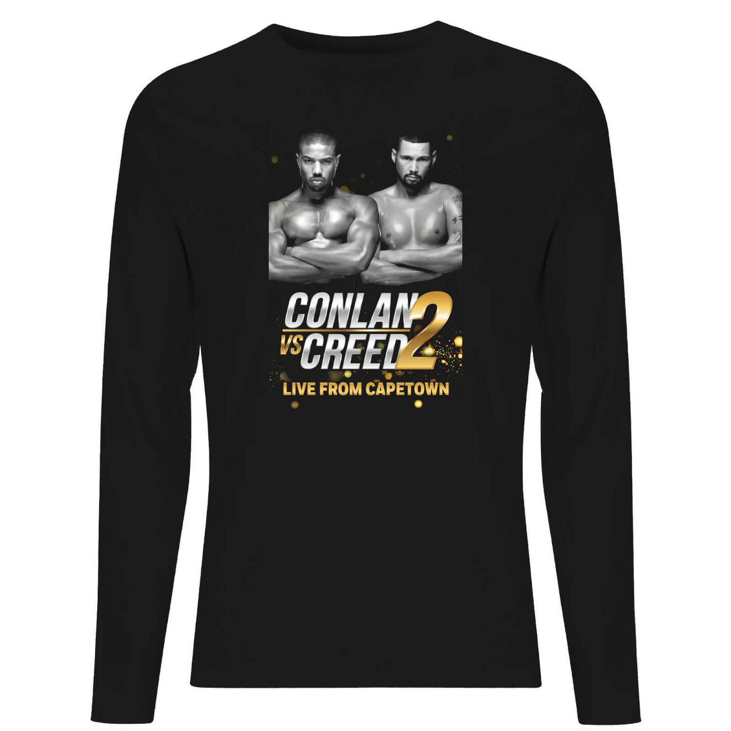 Creed Conlan Vs Creed 2 Poster Men's Long Sleeve T-Shirt - Black - XS