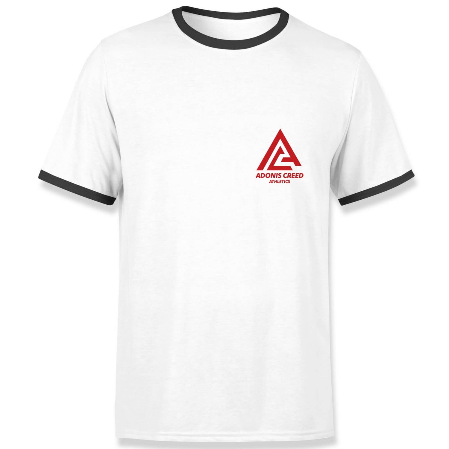 Creed Adonis Creed Athletics Logo Men's Ringer T-Shirt - White/Black