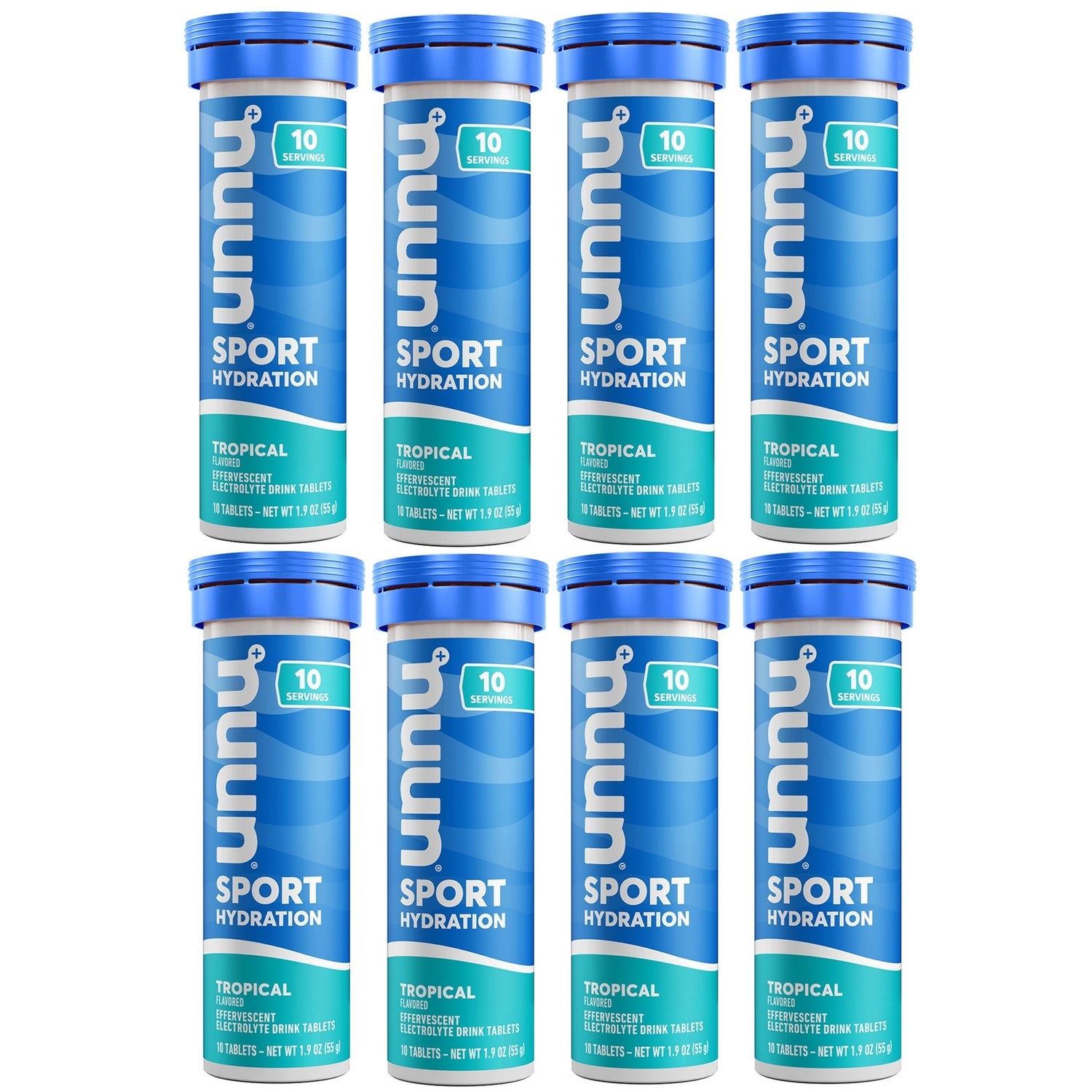 NUUN Sport Tropical Fruit Hydration Tablets - 8 Pack