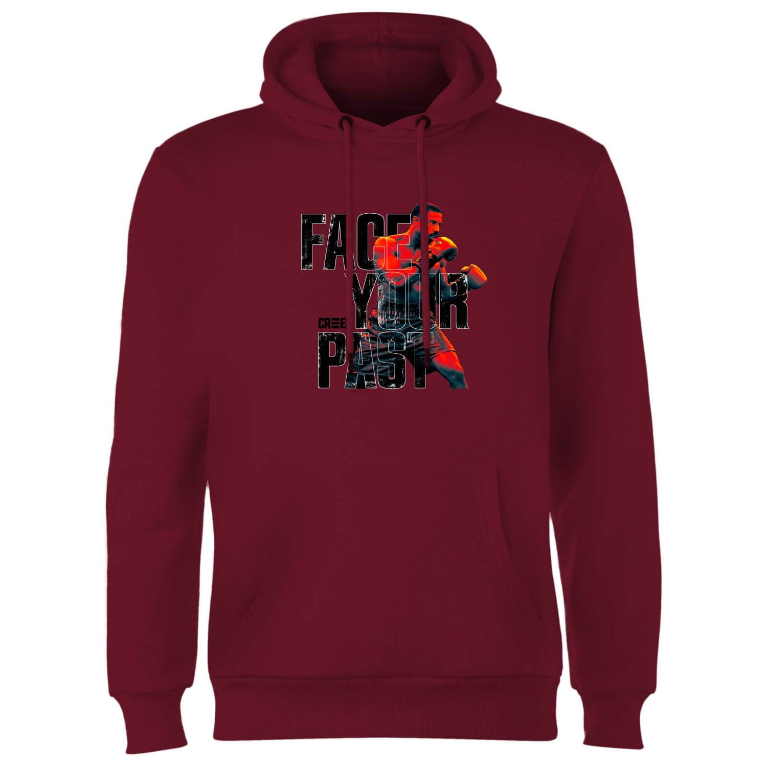 Creed Face Your Past Hoodie - Burgundy - S