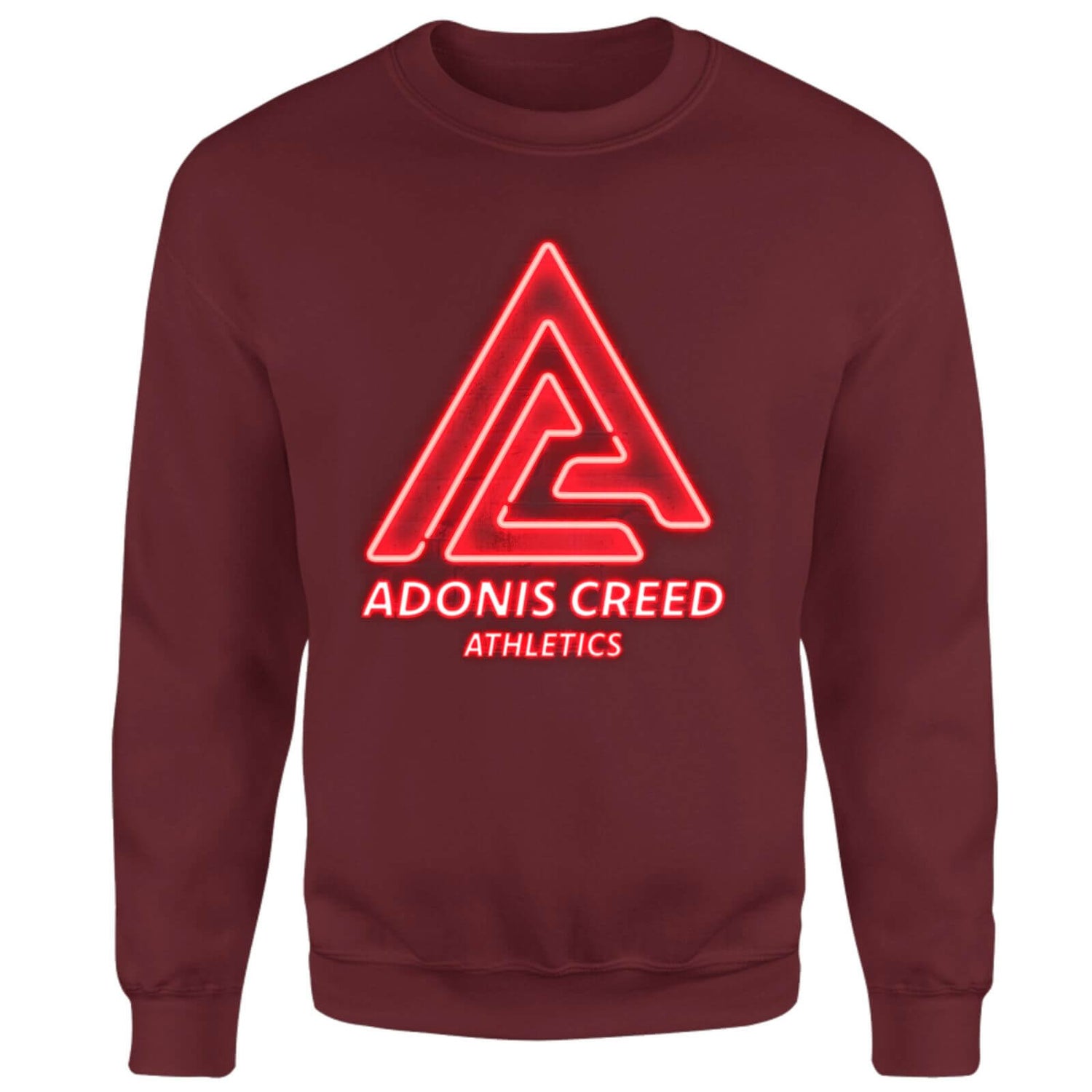 Creed Adonis Creed Athletics Neon Sign Sweatshirt - Burgundy - XS
