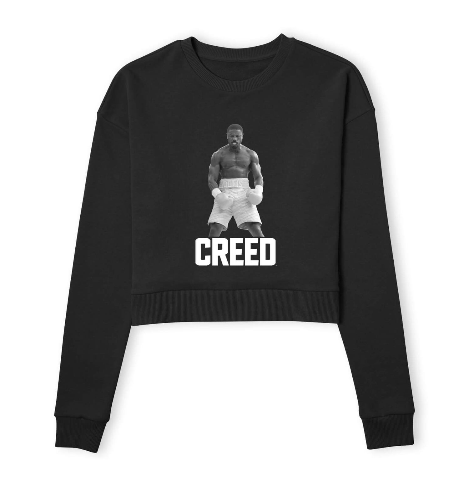 Creed Victory Women's Cropped Sweatshirt - Black - XS