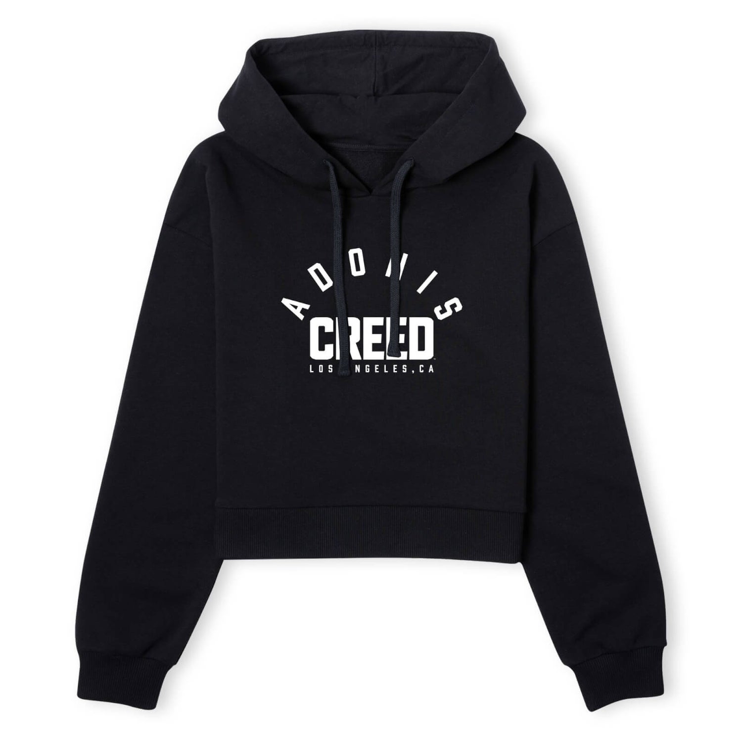 Creed Adonis Creed LA Women's Cropped Hoodie - Black