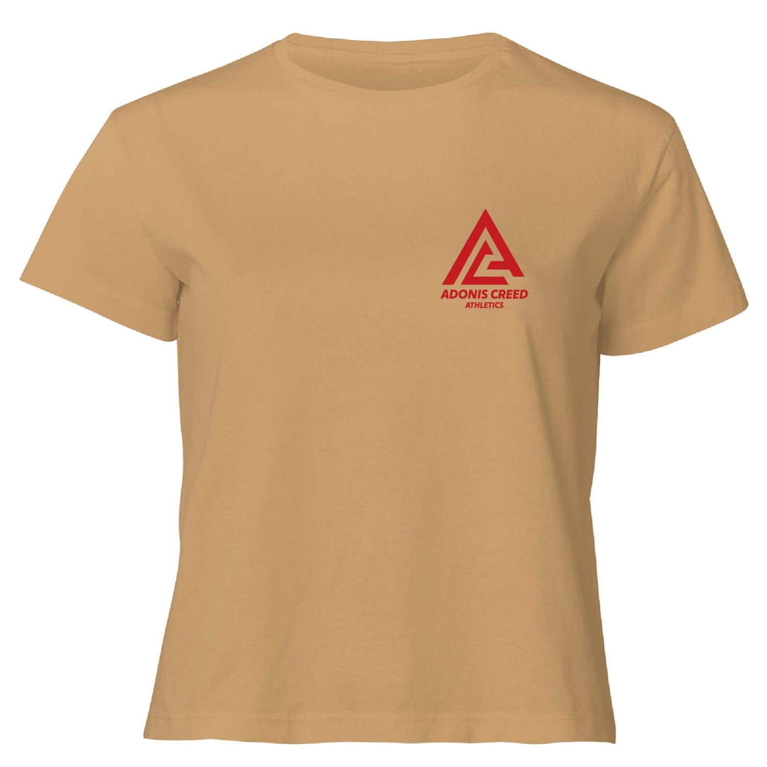 Creed Adonis Creed Athletics Logo Women's Cropped T-Shirt - Tan