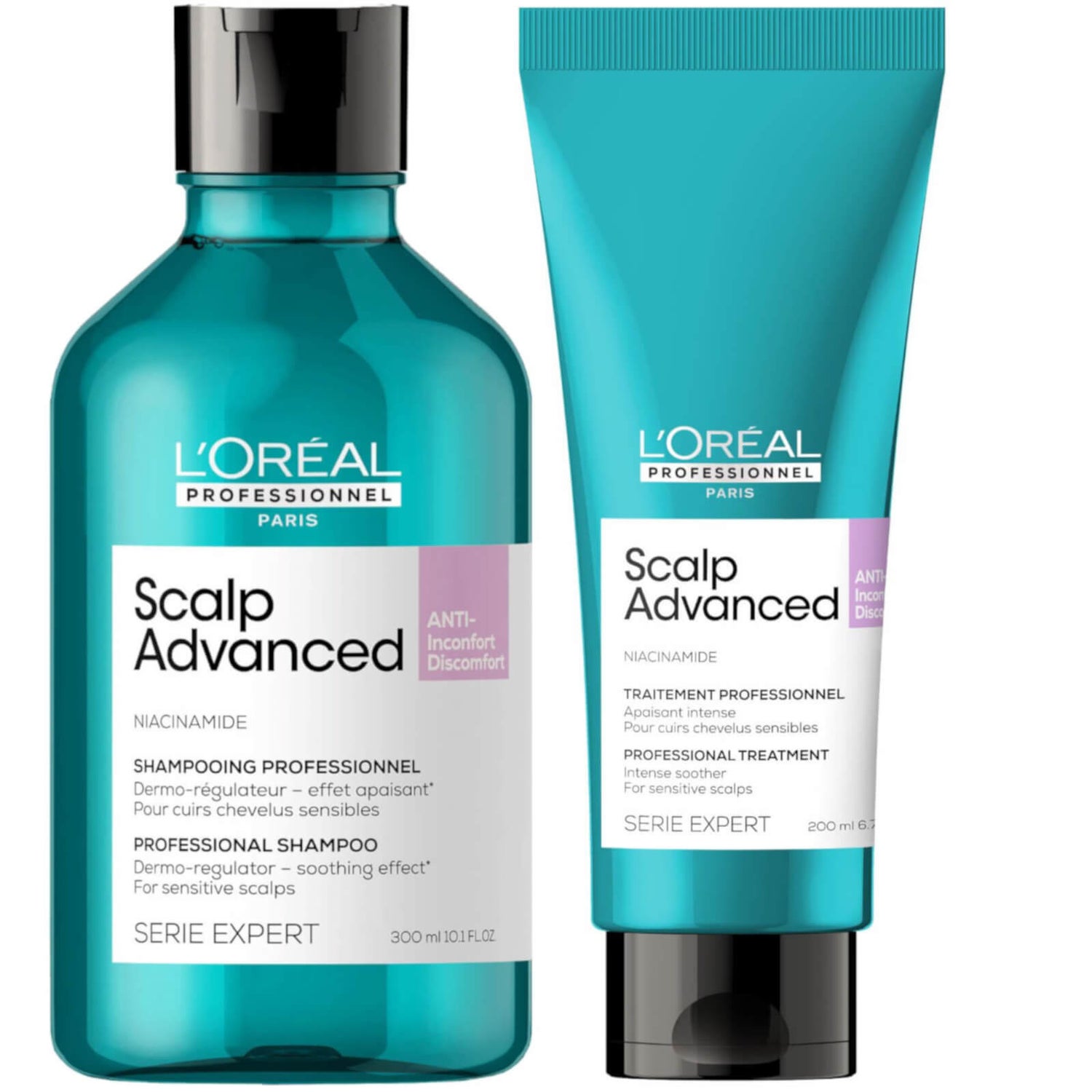 L'Oréal Professionnel Serié Expert Scalp Advanced Anti-Discomfort Hair Shampoo and Treatment Duo