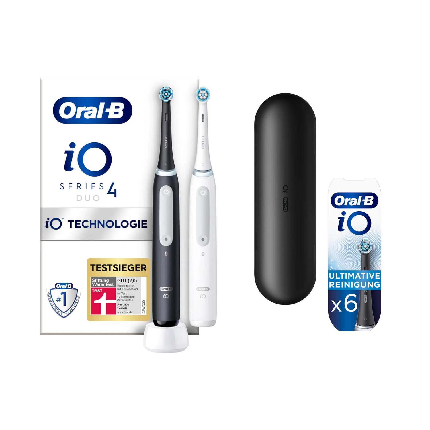 Oral B iO 4 Black & White Electric Toothbrushes