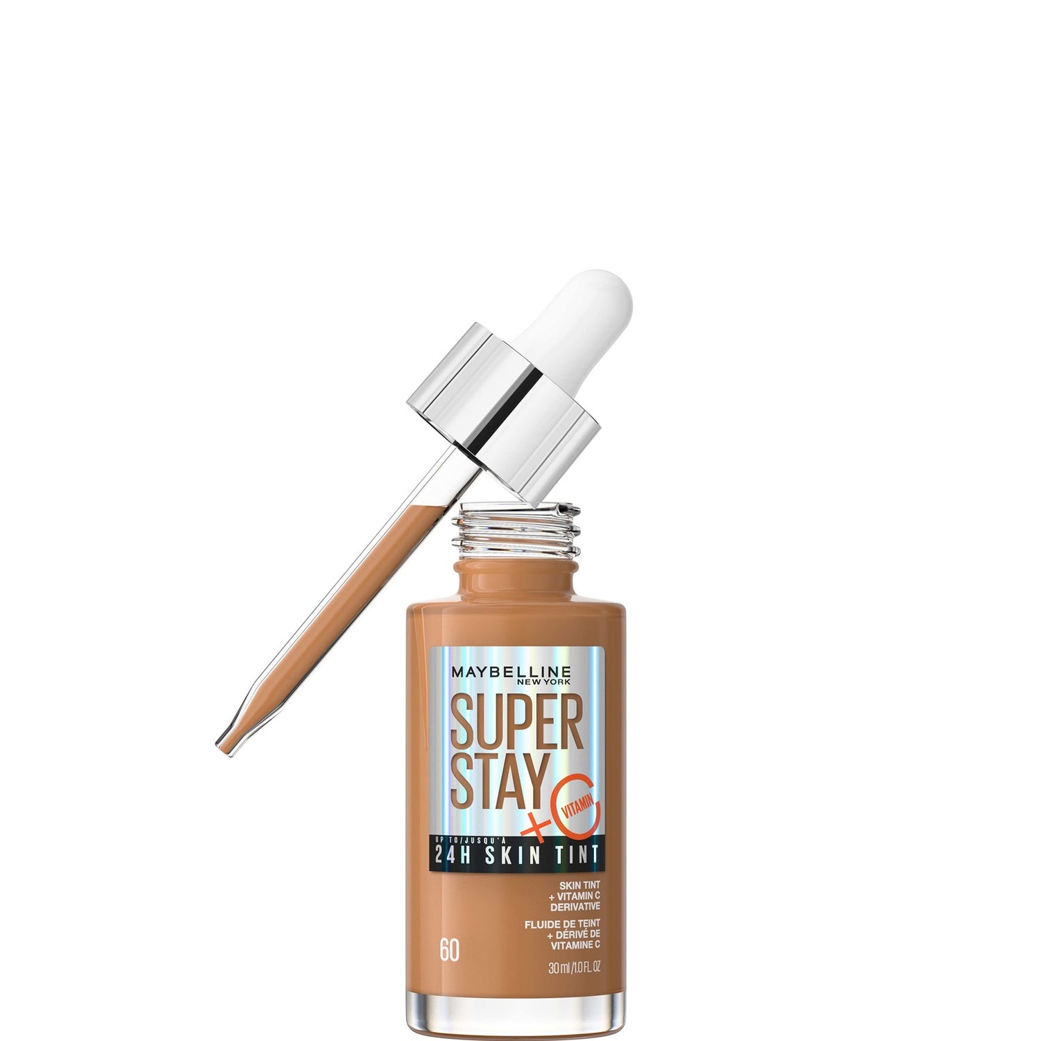 Maybelline Super Stay up to 24H Skin Tint Foundation + Vitamin C 30ml (Various Shades)