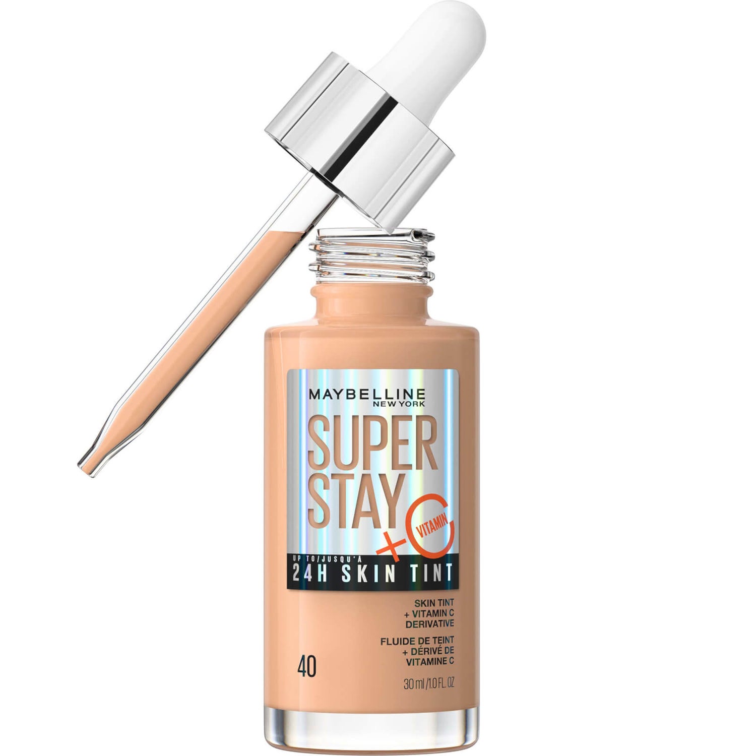 Maybelline Super Stay up to 24H Skin Tint Foundation + Vitamin C 30ml (Various Shades)