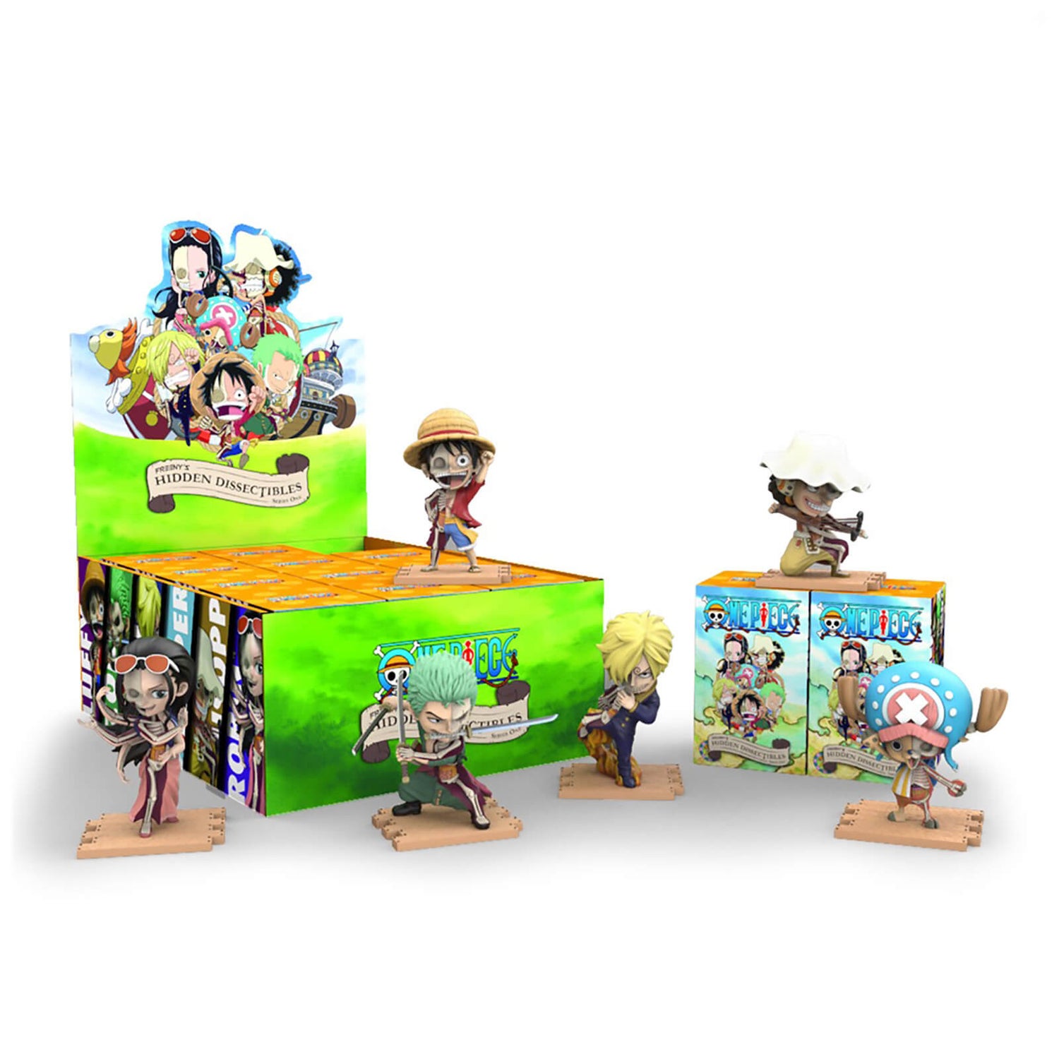 Mighty Jaxx Hidden Dissectibles: One Piece (Series 1) Blind Box (1pc)