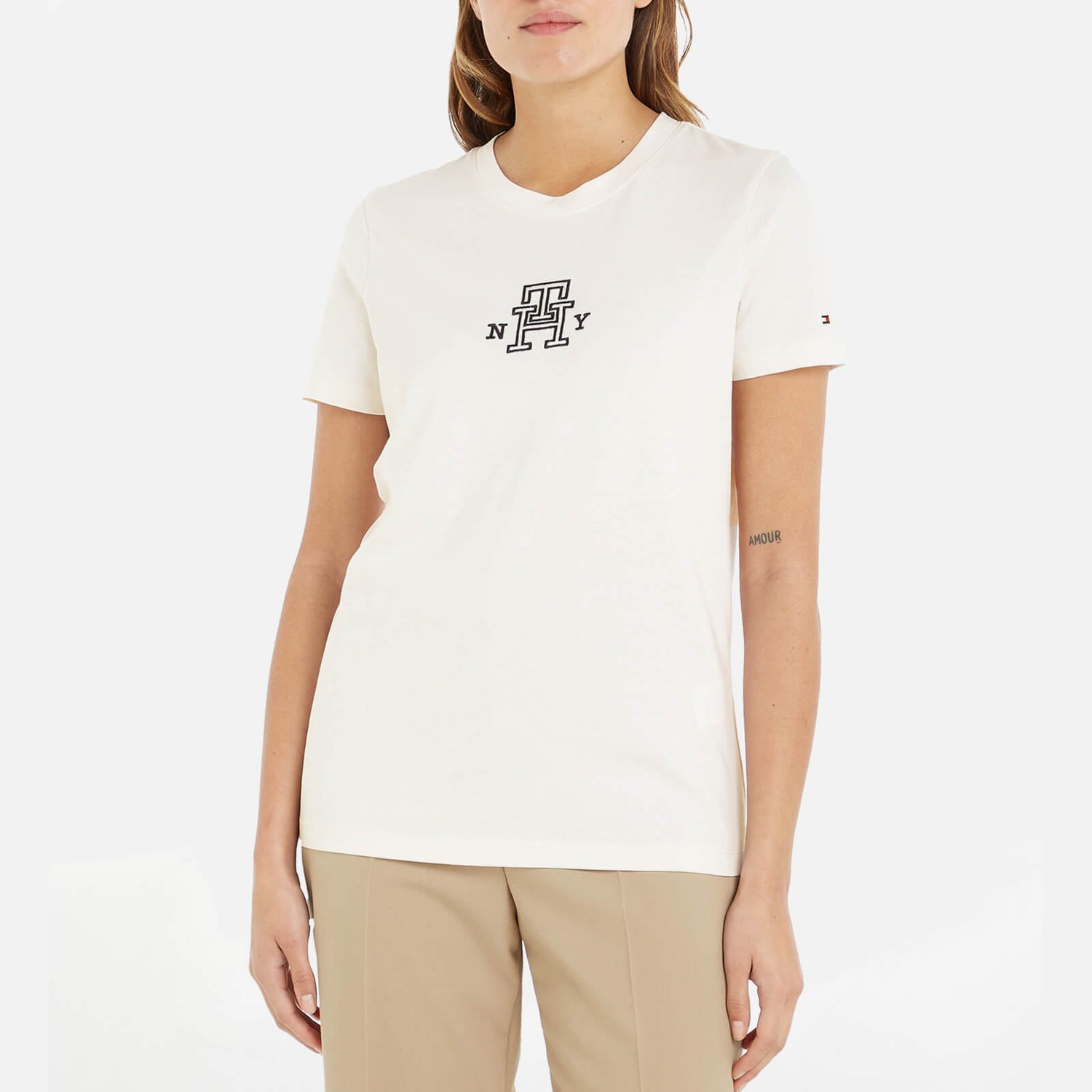 Tommy Hilfiger Varsity Cotton Crewneck T-Shirt - S