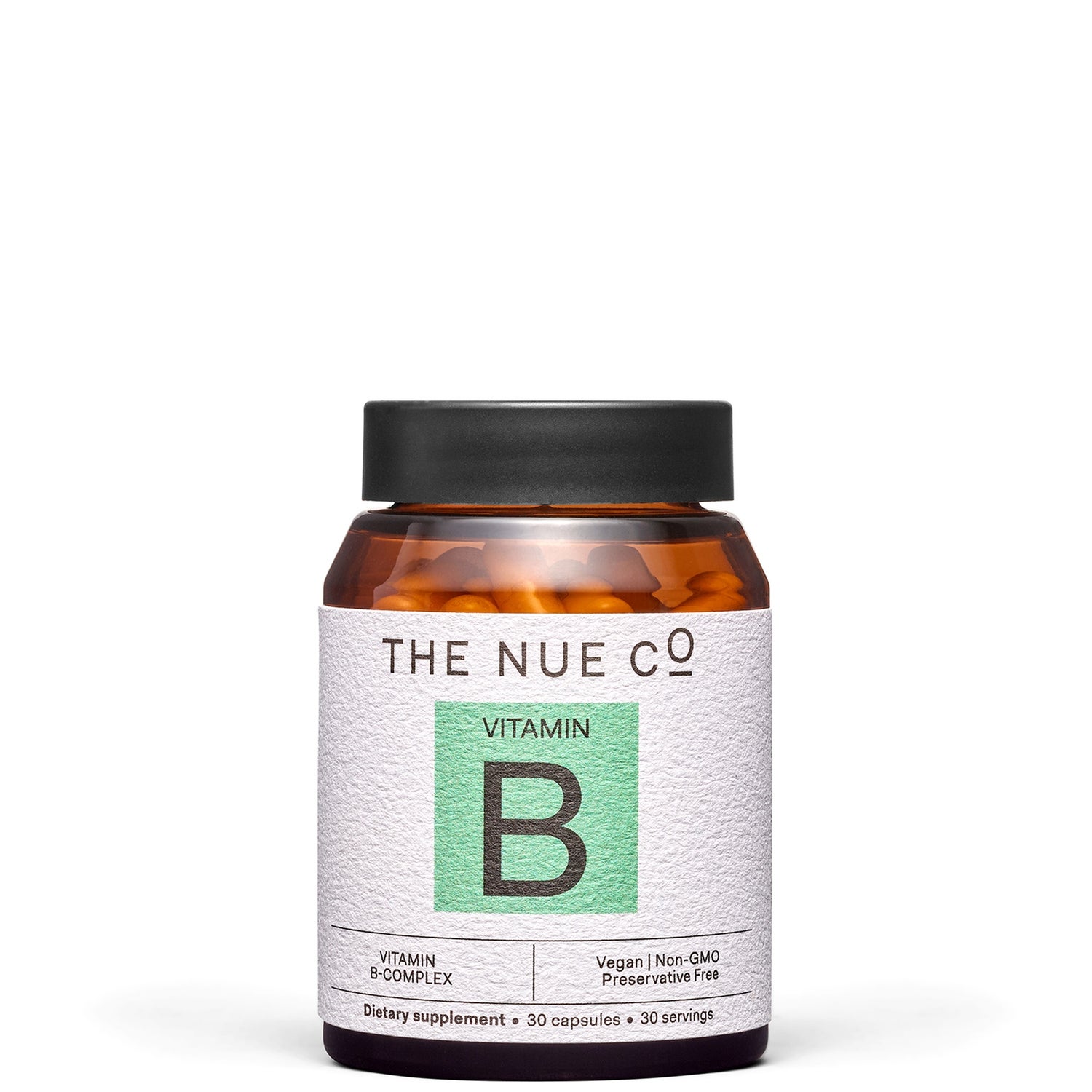The Nue Co. Vitamin B Supplement To Improve Energy (30 Capsules)