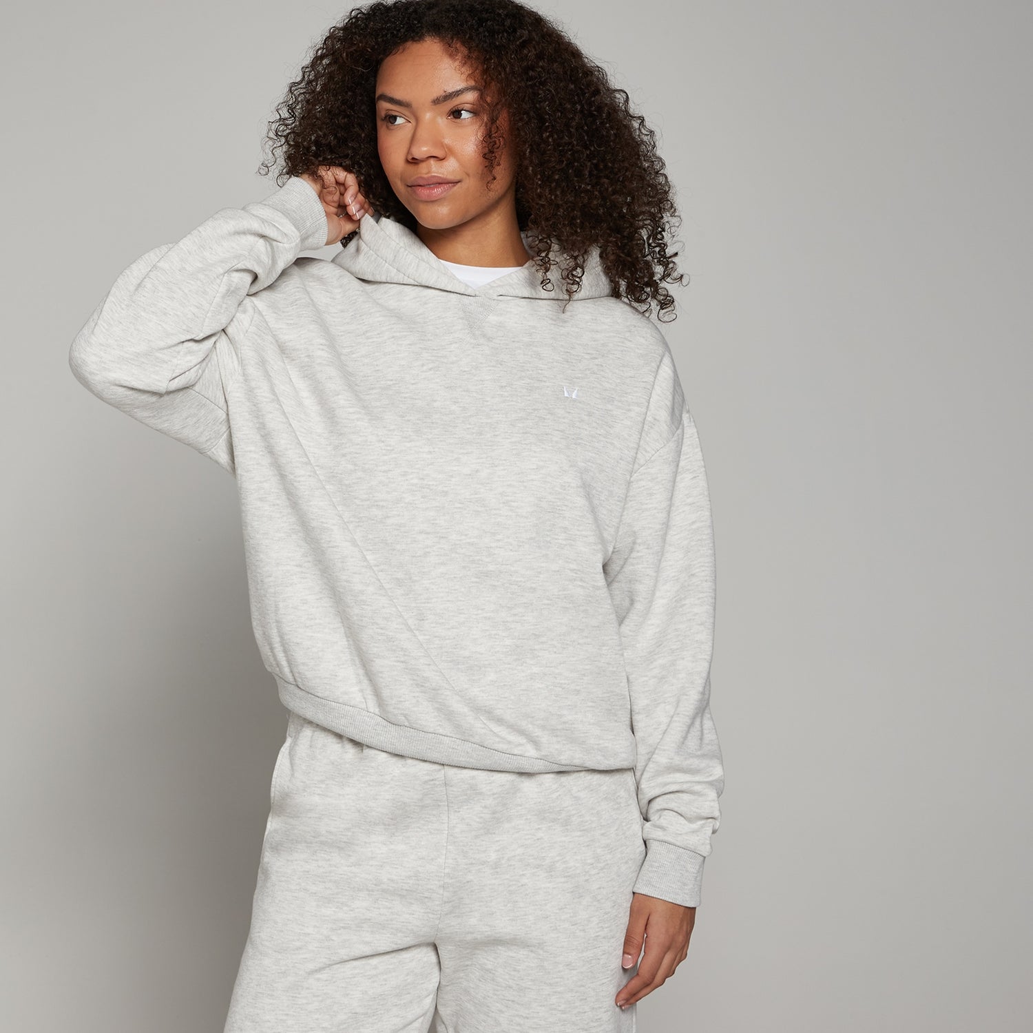 Grey marl sales hoodie womens