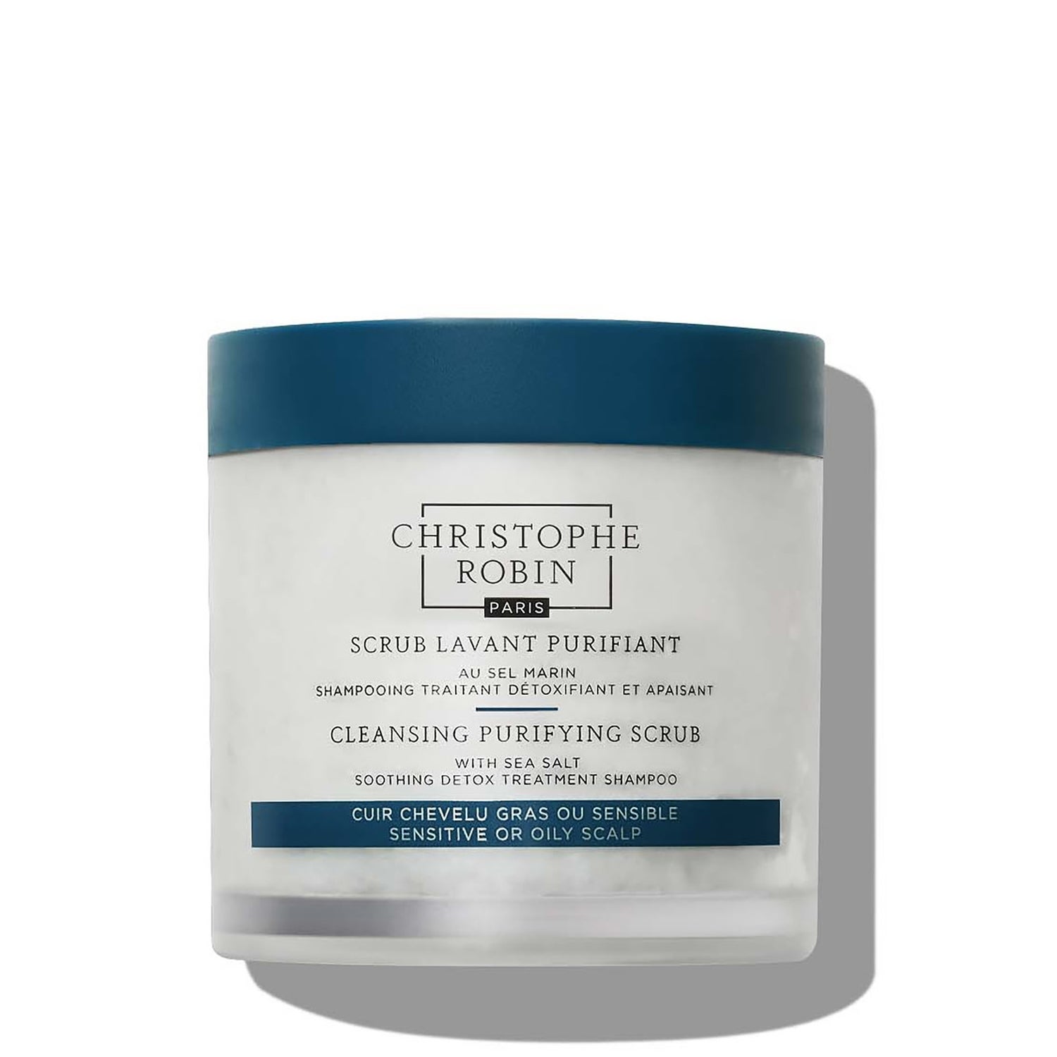 Christophe Robin Cleansing Purifying Scrub with Sea Salt 250ml (Low Dioxane)