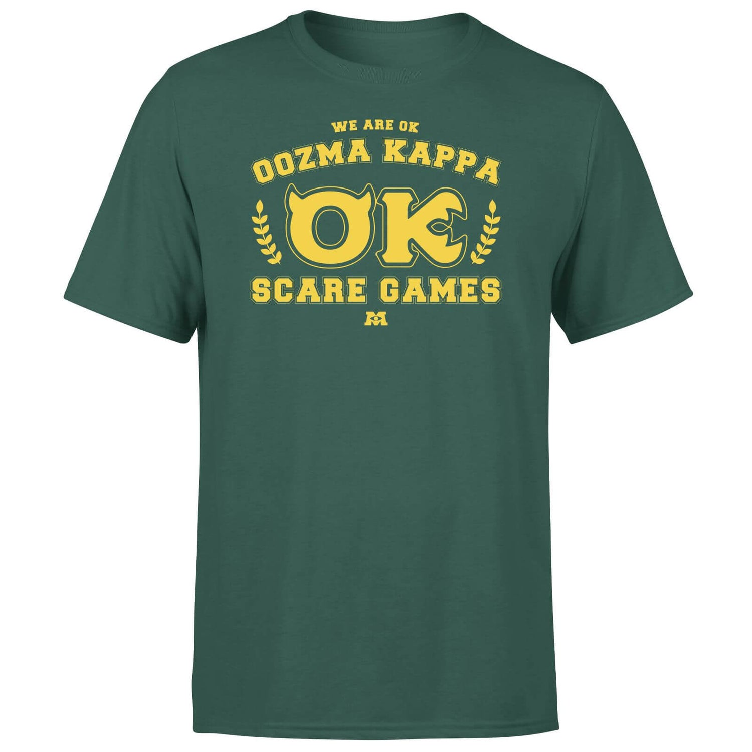 Monsters Inc. Oozma Kappa Scare Games Men's T-Shirt - Green