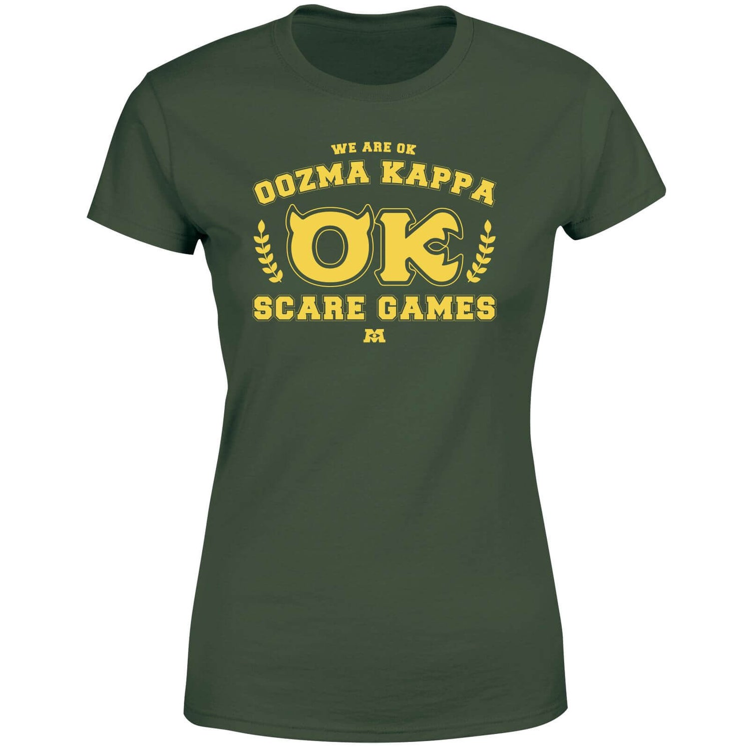 Monsters Inc. Oozma Kappa Scare Games Women's T-Shirt - Green