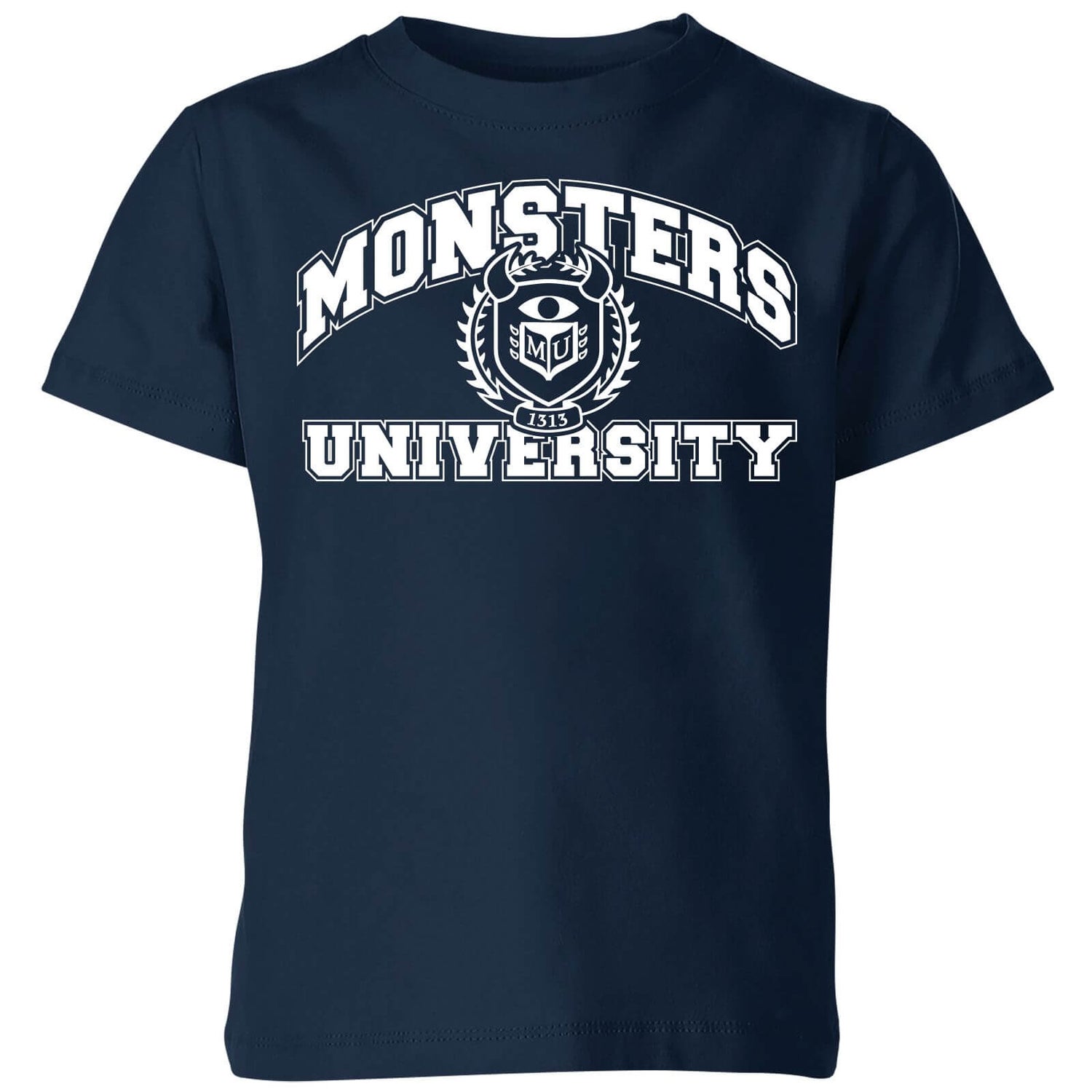 Monsters Inc. Monsters University Student Kids' T-Shirt - Navy