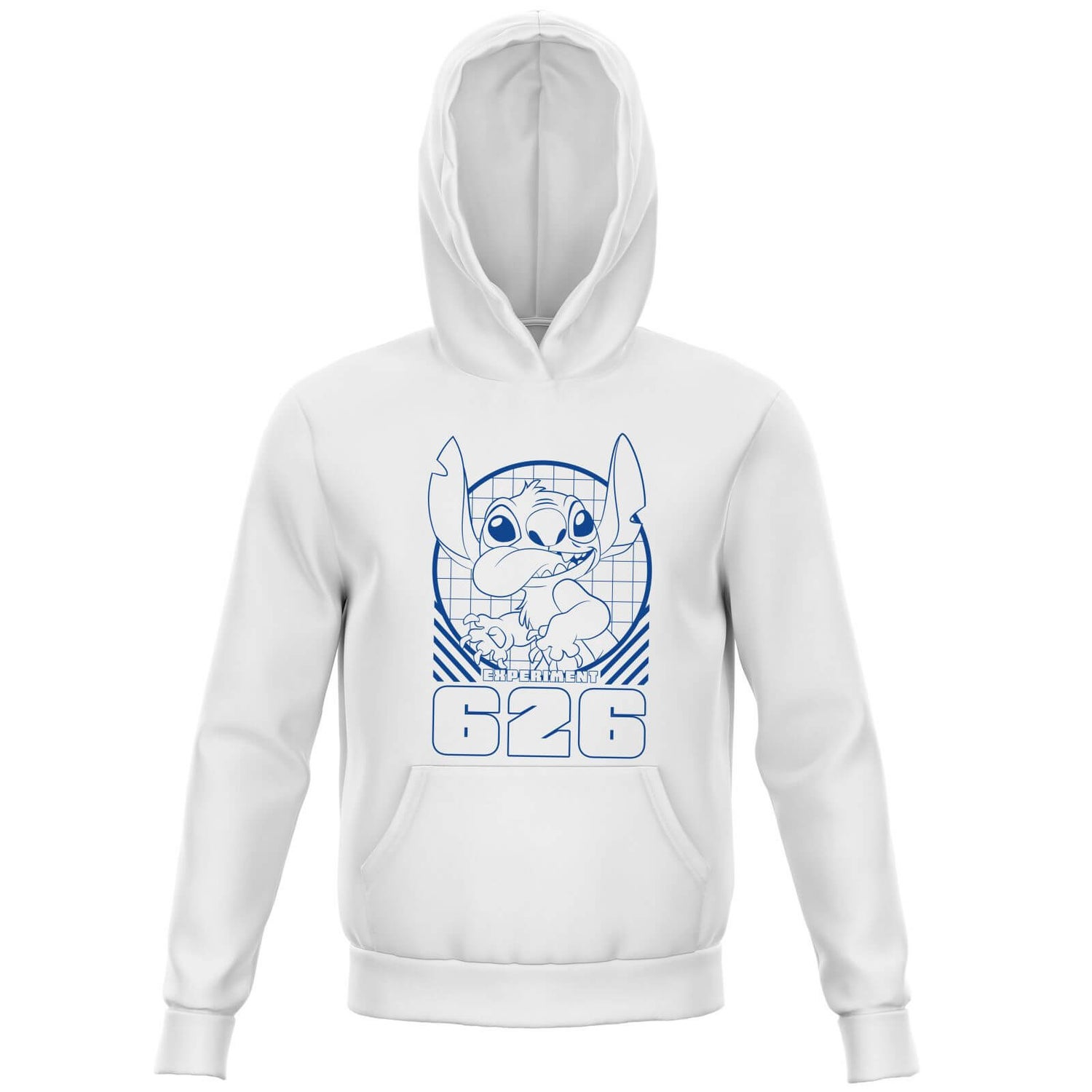 Lilo And Stitch Warning Experiment 626 Kids' Hoodie - White