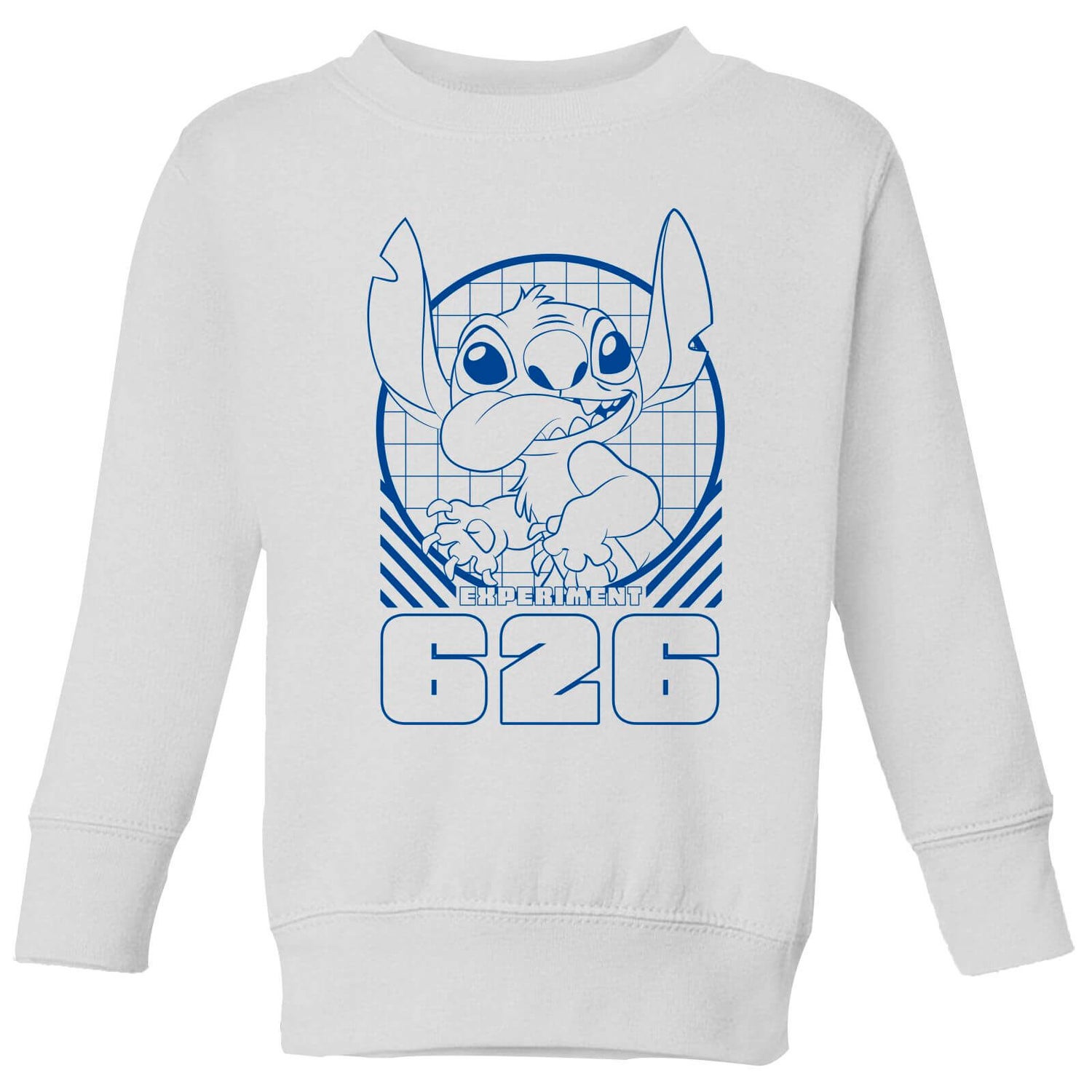Lilo And Stitch Warning Experiment 626 Kids' Sweatshirt - White