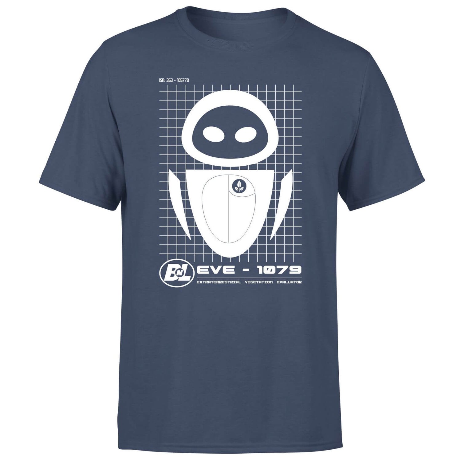 Wall-E Eve Schematic Men's T-Shirt - Navy