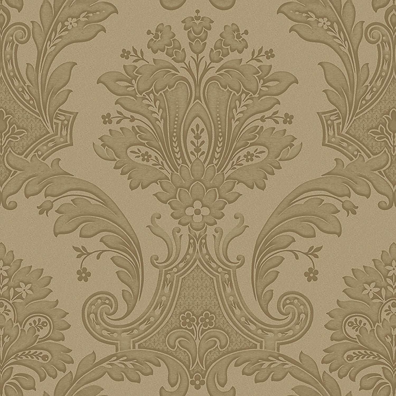 Damask shop gold wallpaper