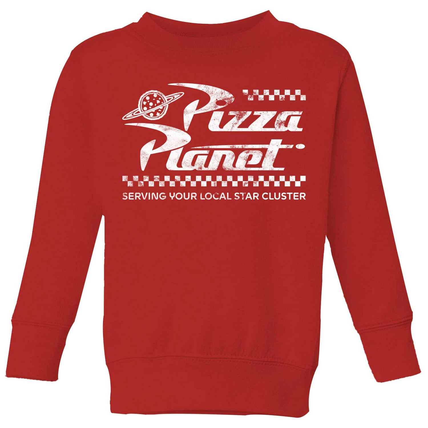 Toy Story x Pizza Planet Crew Kids' Sweatshirt - Red