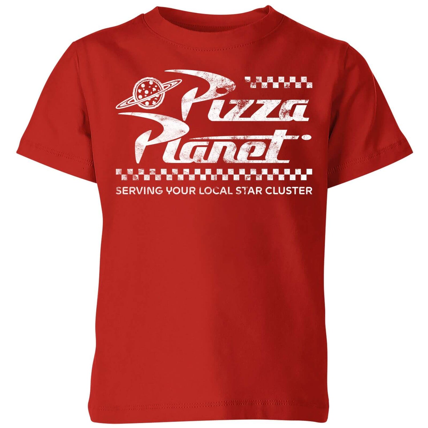 Toy Story x Pizza Planet Crew Kids' T-Shirt - Red