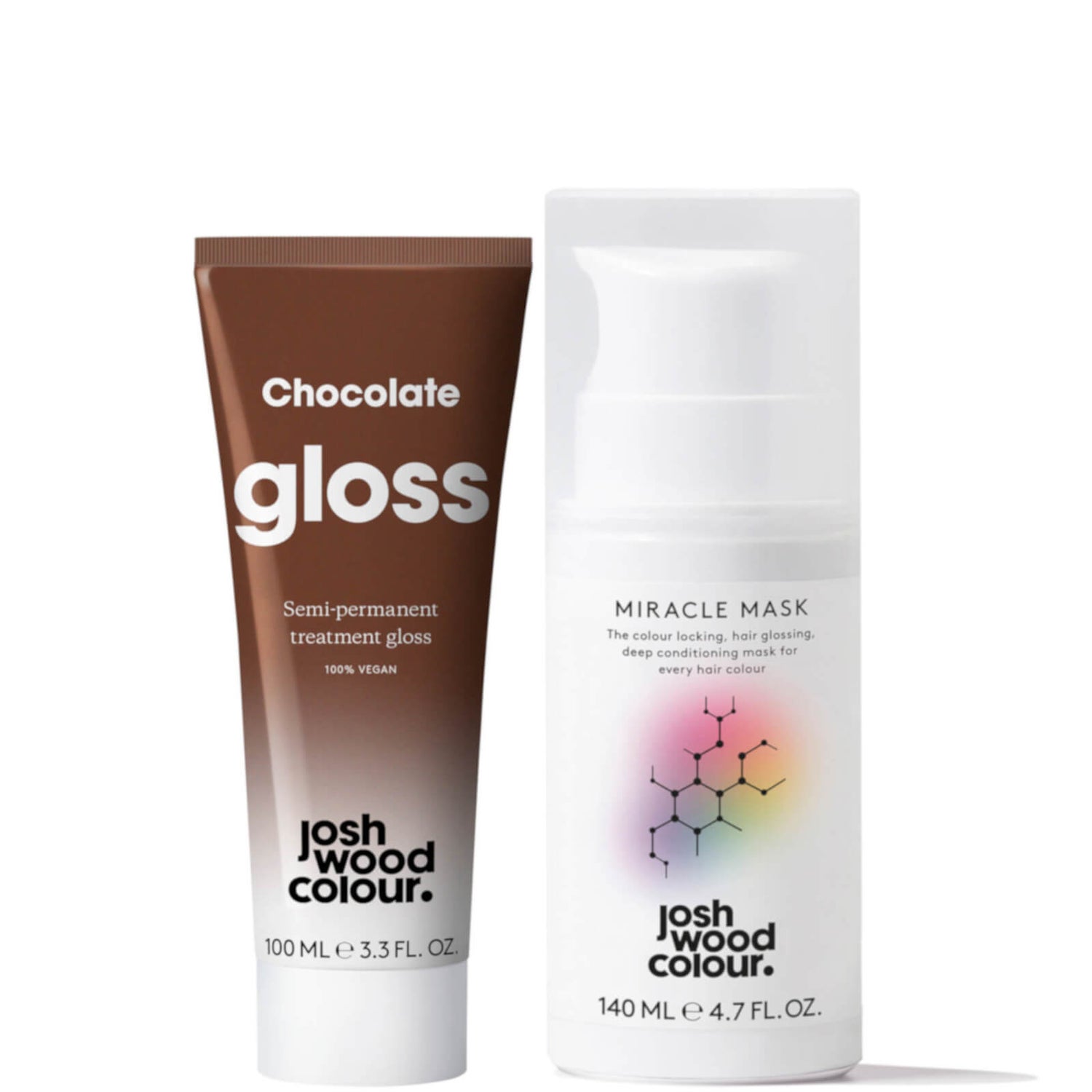 Josh Wood Colour Chocolate Gloss and Miracle Mask Bundle (Worth £38.00)