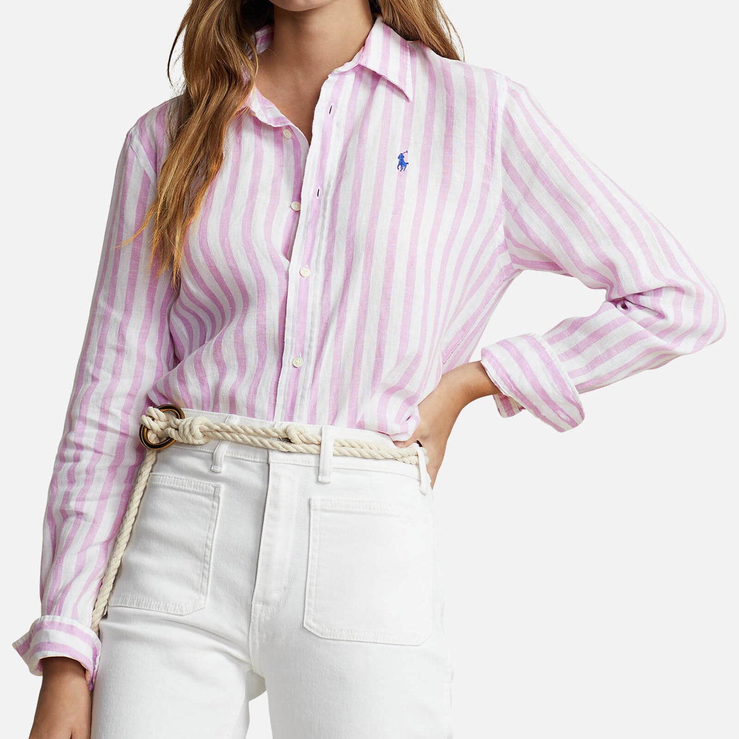 Polo Ralph Lauren Striped Linen Shirt - XS