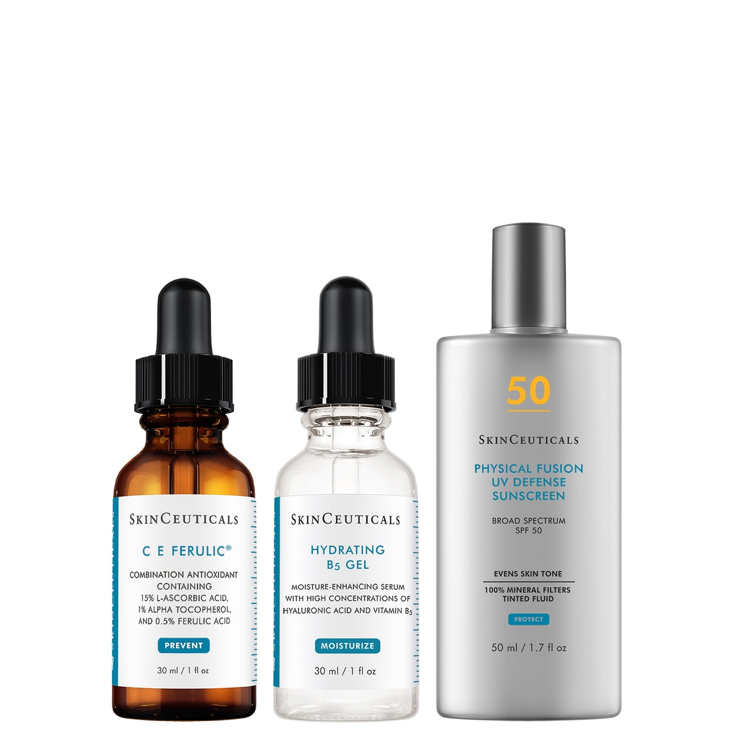 SkinCeuticals Anti-Aging Refine and Hydrate Regimen with Tinted Sunscreen