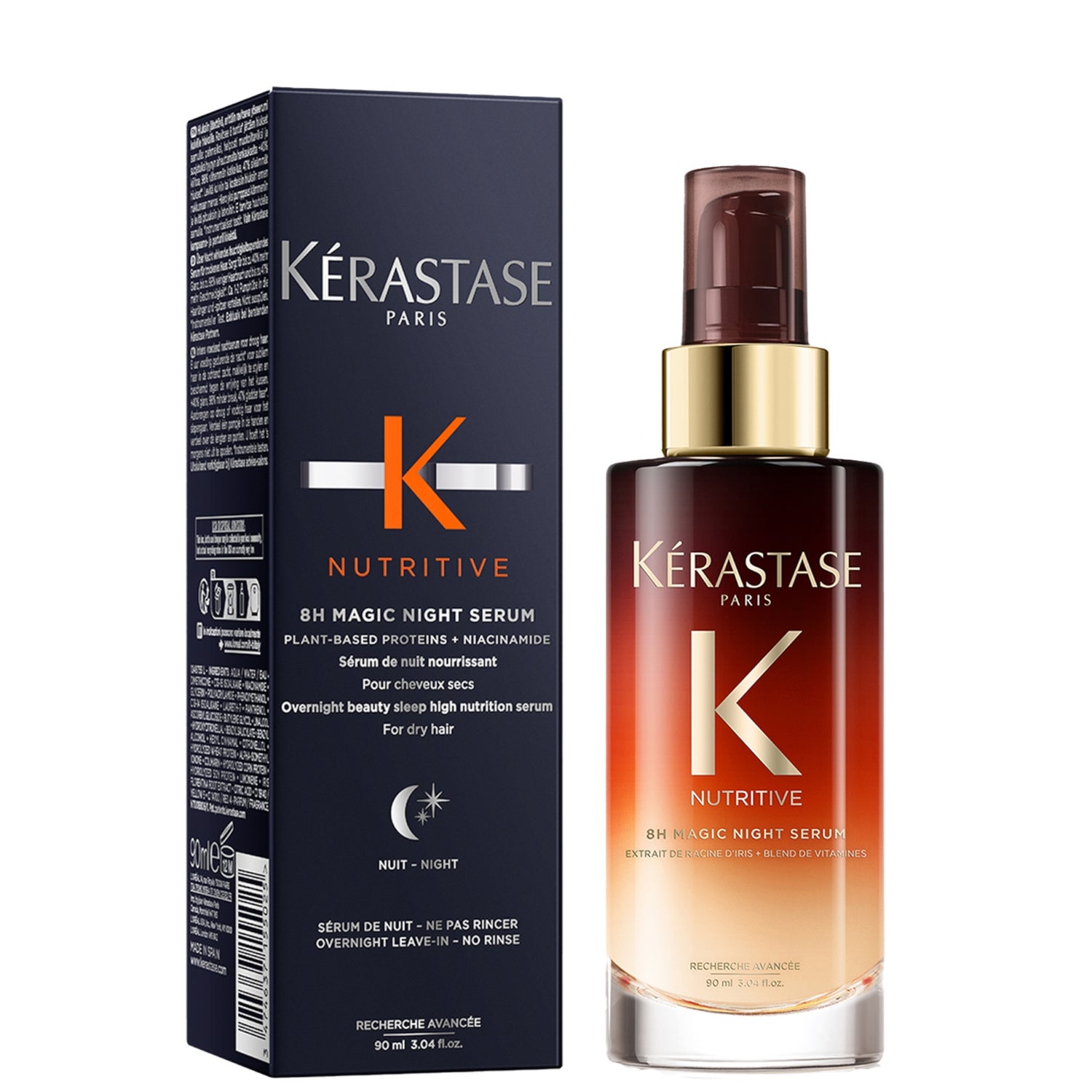 Sérum de noche para cabello seco Nutritive 8h Magic de Kérastase (90 ml)