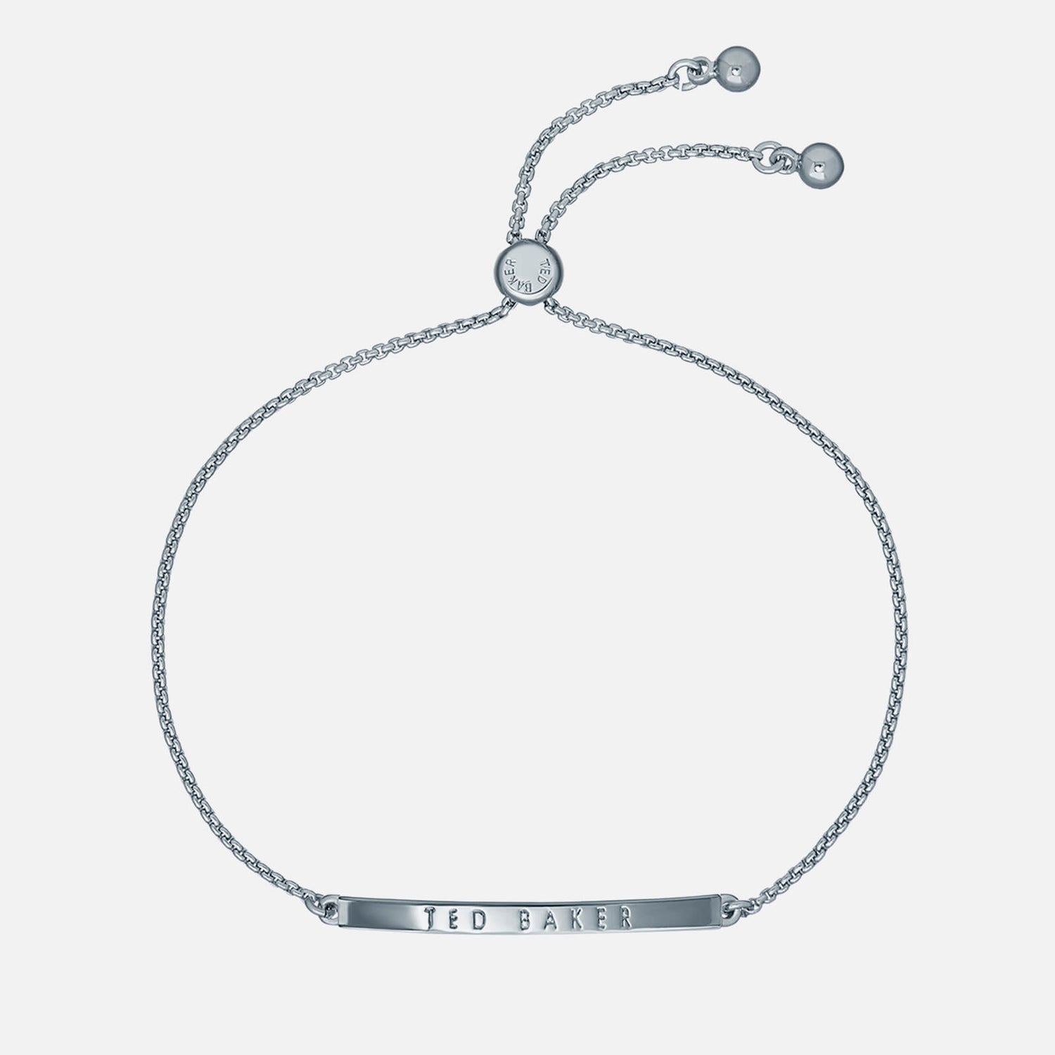 Ted Baker Breenar Baker Bar Silver-Tone Bracelet